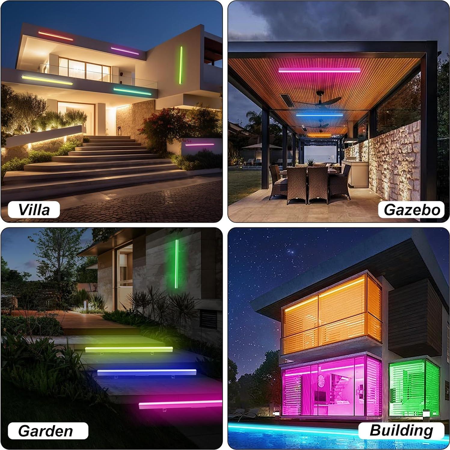 Luz de Lavado de Pared RGBW Khyzm 1.34kg Impermeable