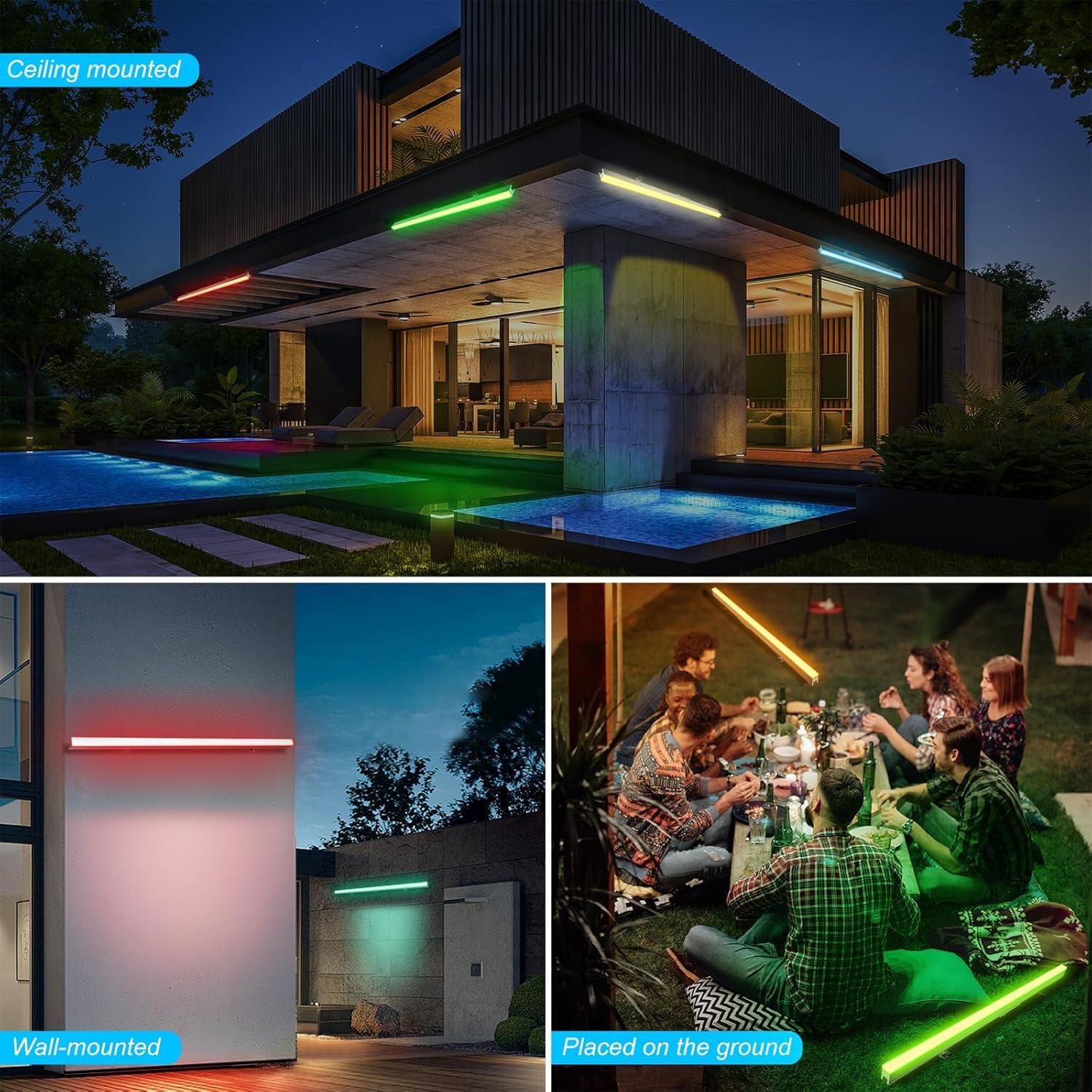 Luz de Lavado de Pared RGBW Khyzm 1.34kg Impermeable