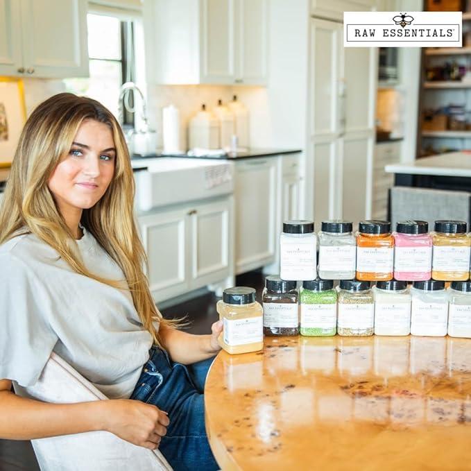 Polvo de Fresa Crudo 255g - Sin Gluten, Vegano, No OGM