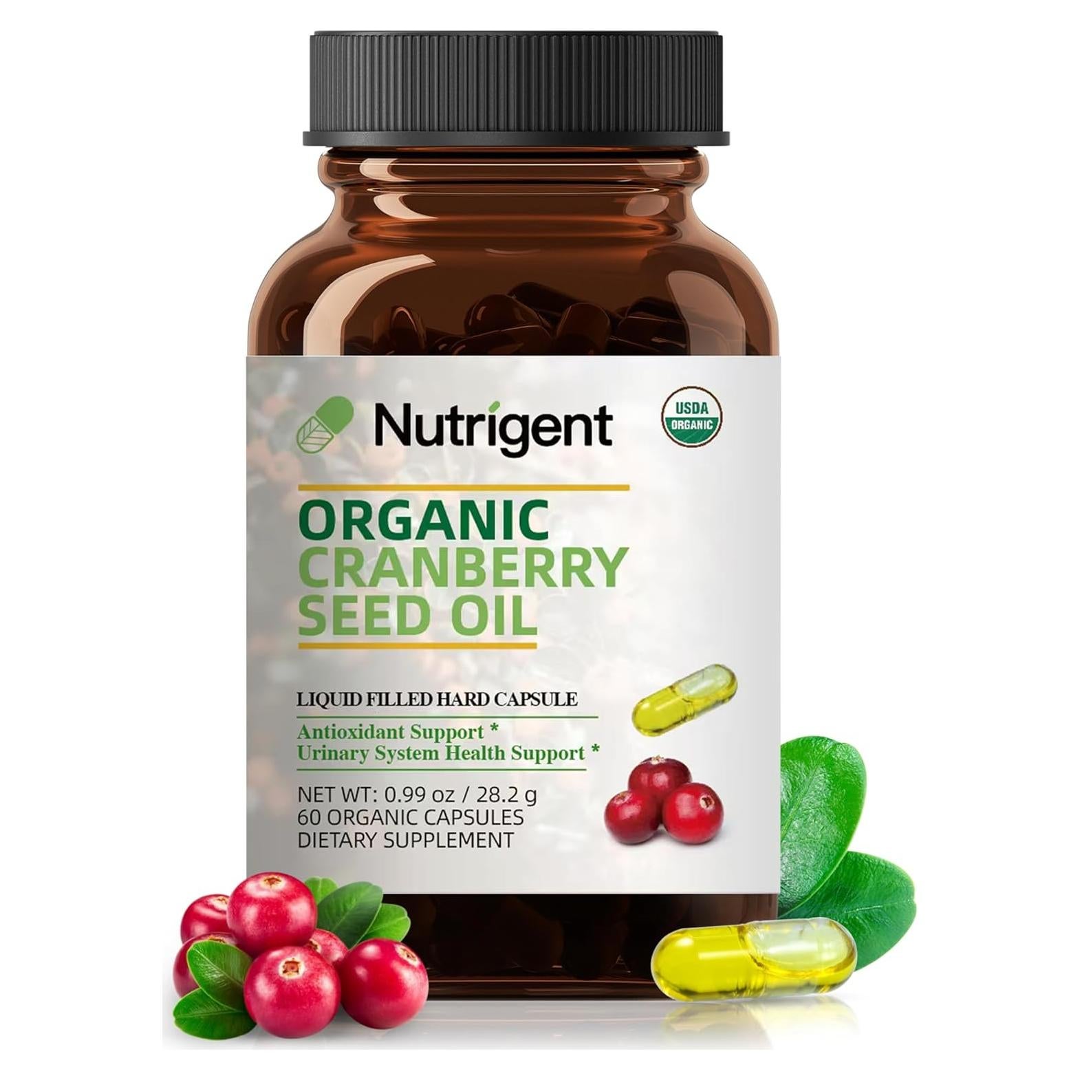 Aceite de Semilla de Arándano Orgánico Lefancaps 60 Cápsulas