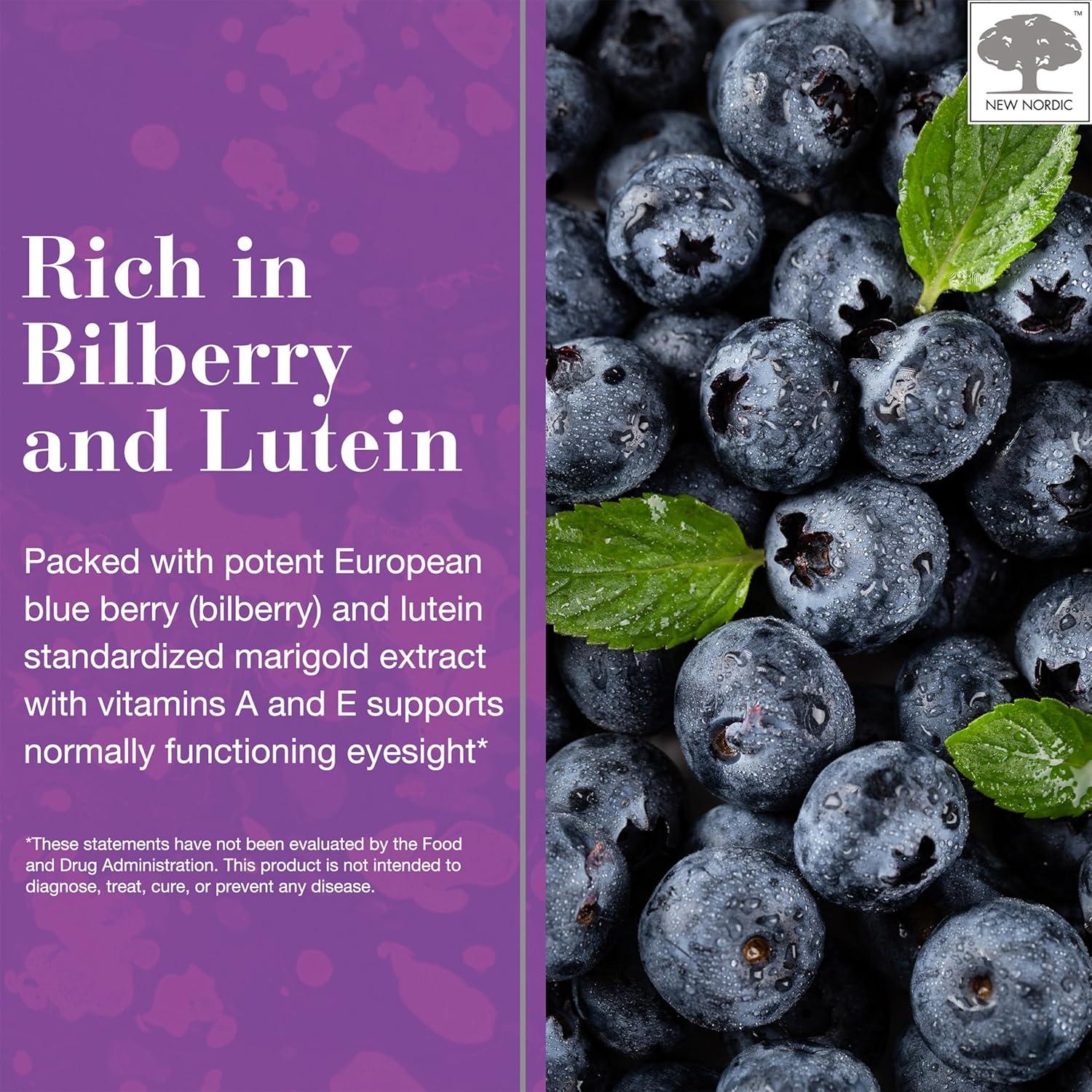 Suplemento Ocular New Nordic Arándano Azul 60 Tabletas