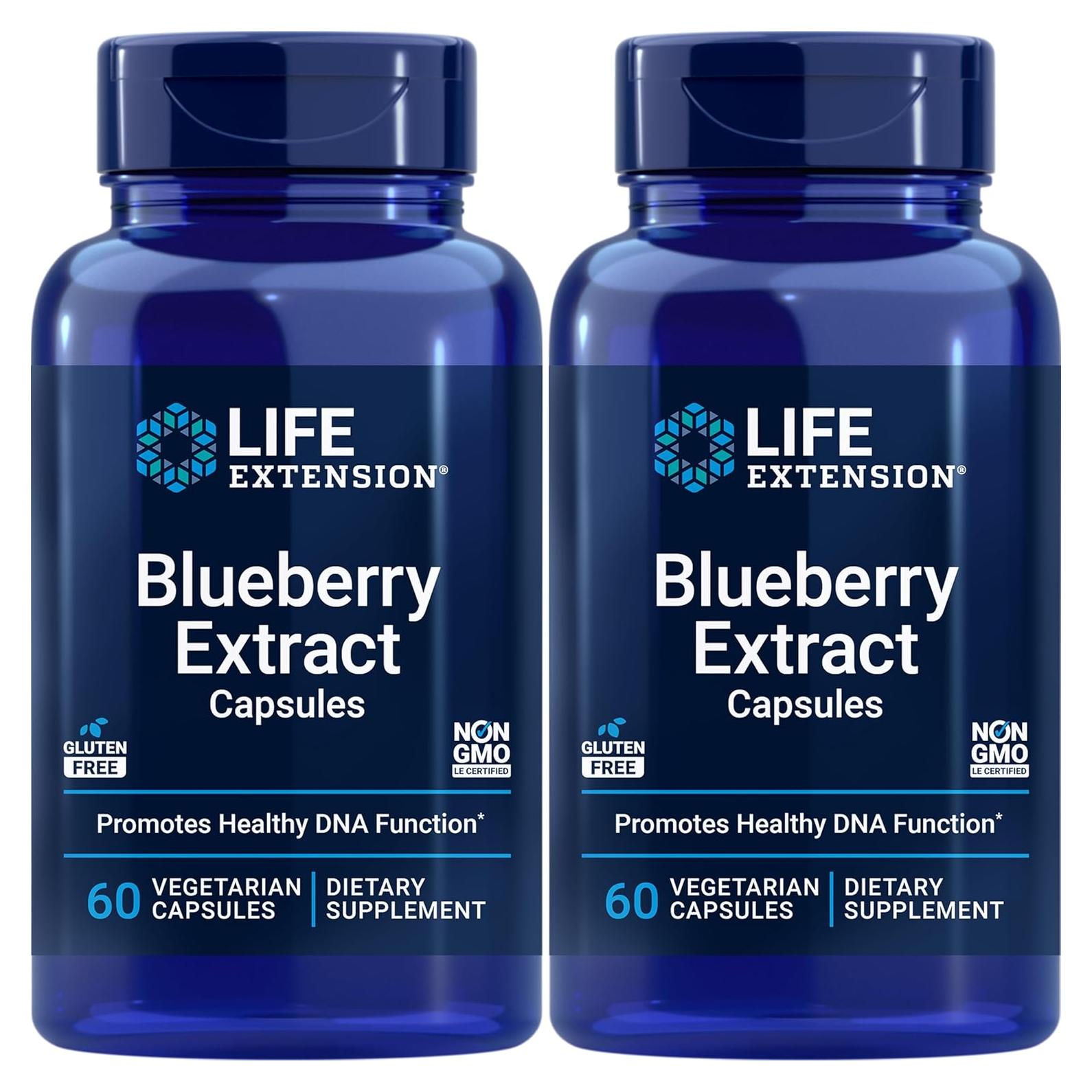 Extracto de Arándano Life Extension 60 Cápsulas Vegetarianas