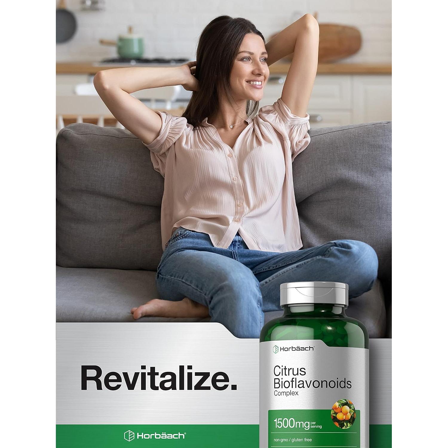 Suplemento Bioflavonoides Cítricos Horbäach 1500mg 300 Tabletas