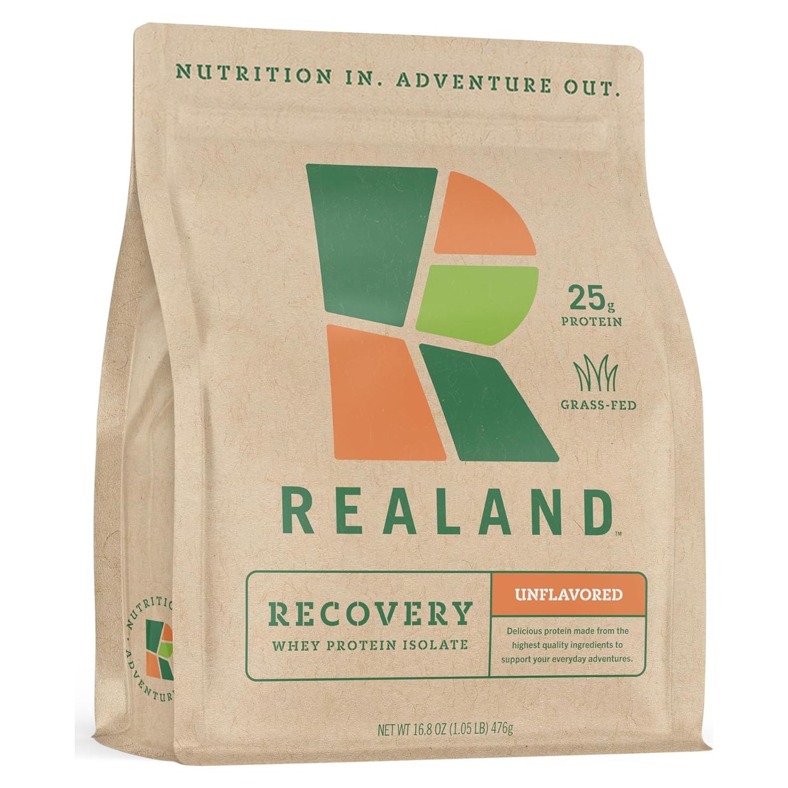 Aislado de Proteína de Suero Realand 0.59kg Sin Sabor - 22g Proteína