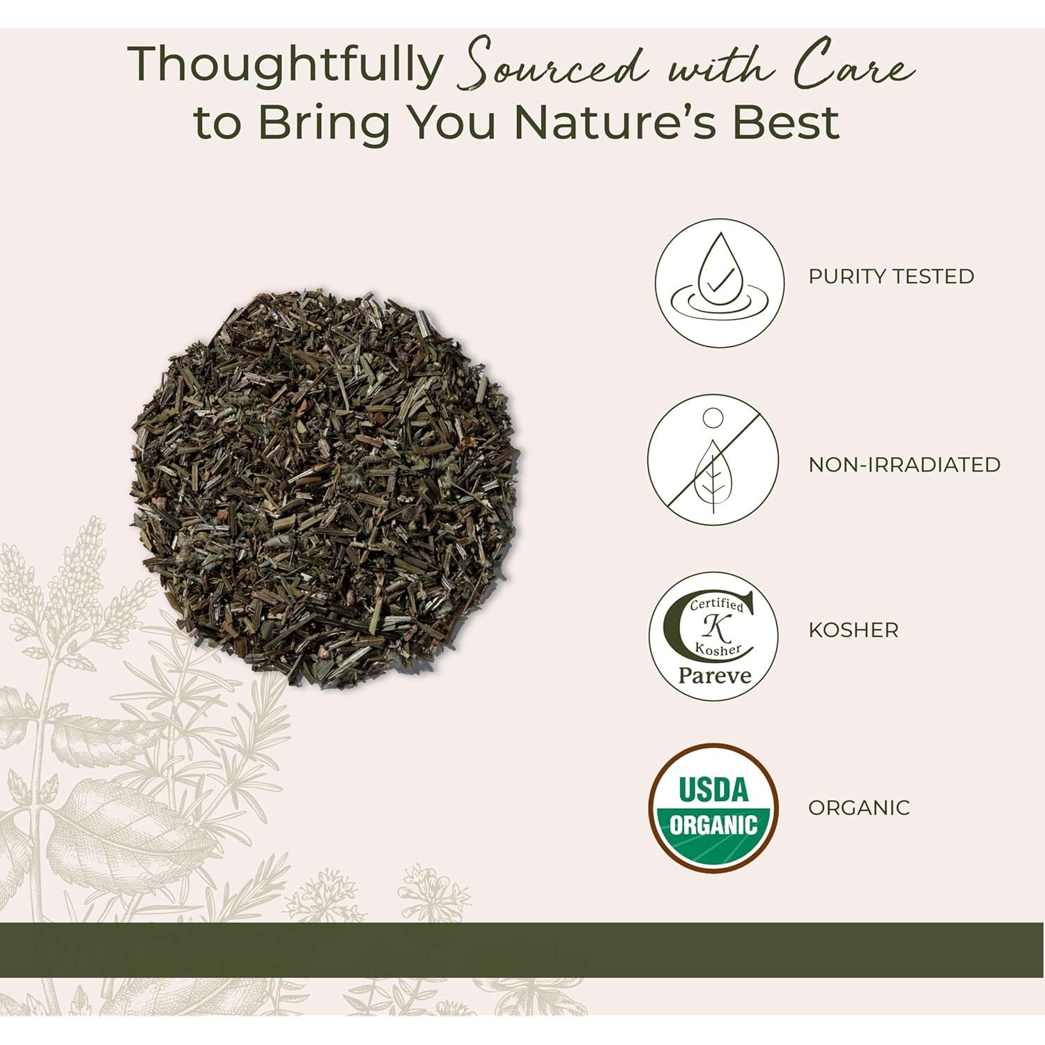 Hierba Cleavers Orgánica Starwest Botanicals 113.4 g - Té y Tinturas