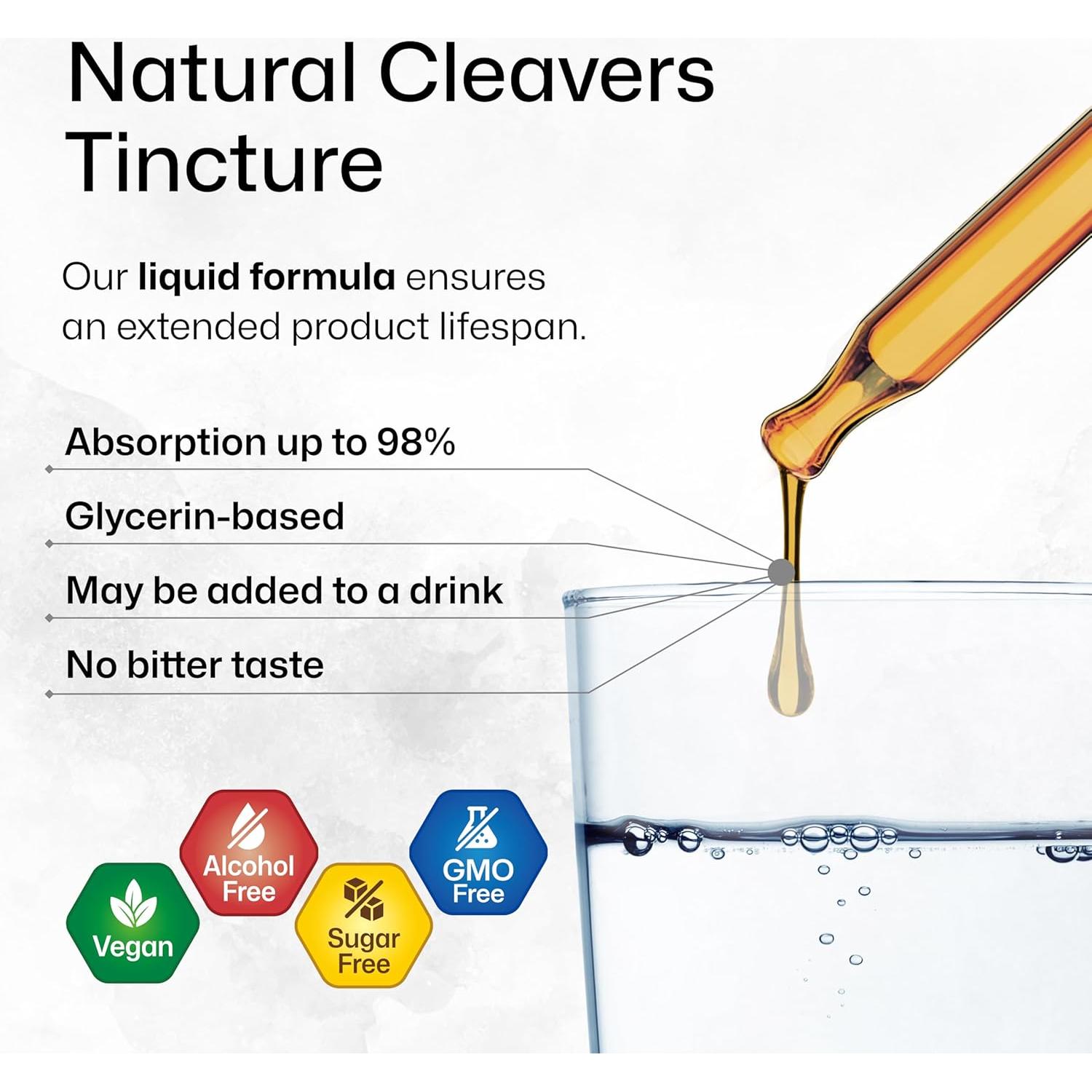Tintura de Cleavers Bio Krauter 59 ml - Desintoxicación Vegana