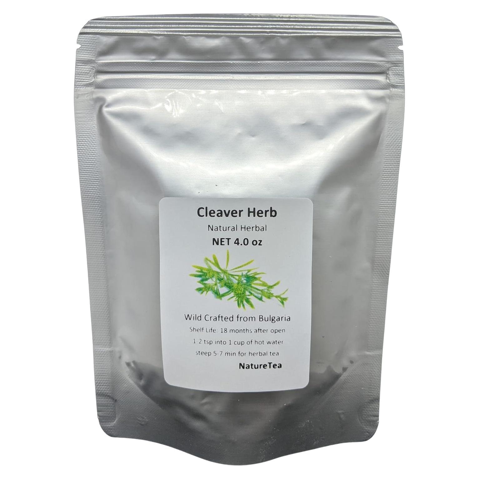 Hierba de Cleavers Nature Tea 113.4 g - Hoja Seca Natural