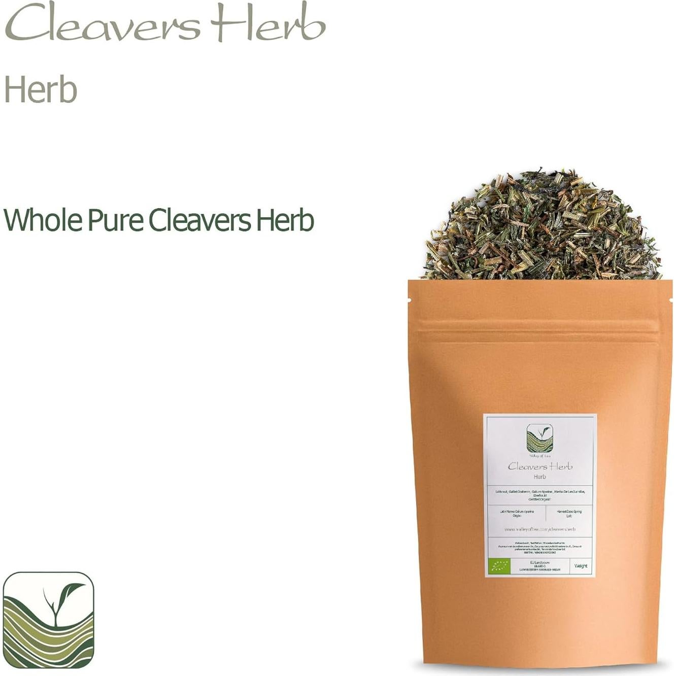 Té de Hierba de Cleavers 100g Valley of Tea - Orgánico