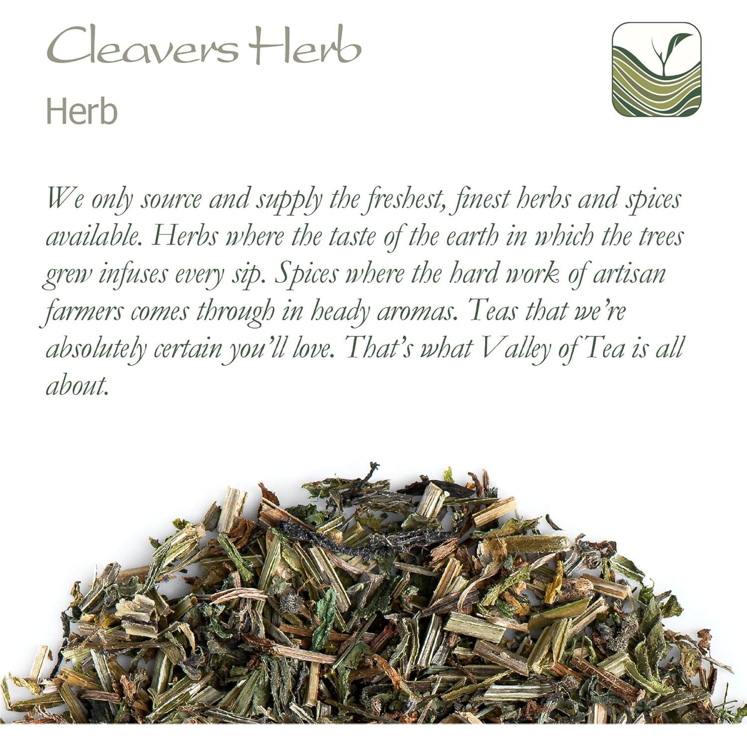 Té de Hierba de Cleavers 100g Valley of Tea - Orgánico