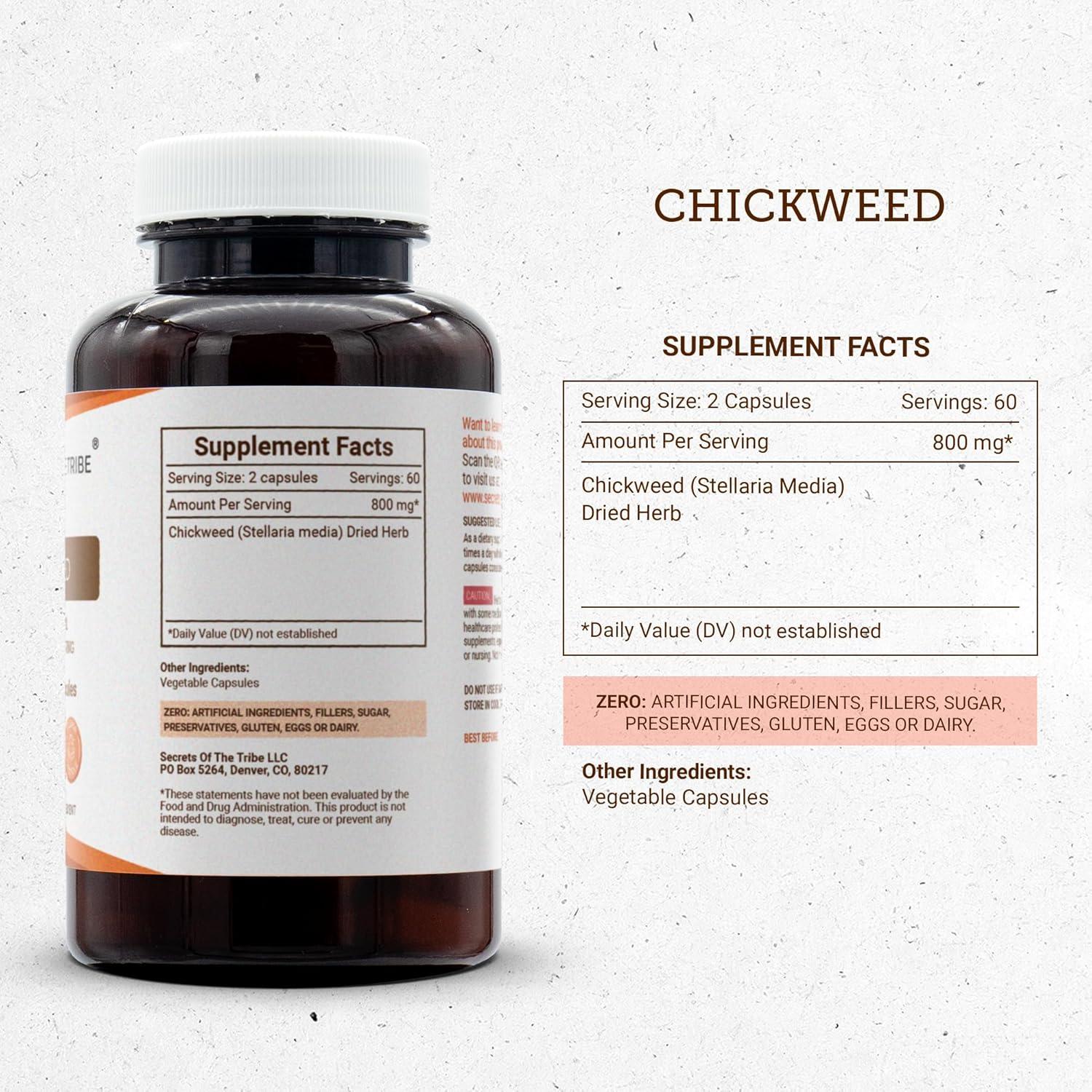 Cápsulas de Hierba de Pata de Gallo 800 mg Secretos de la Tribu