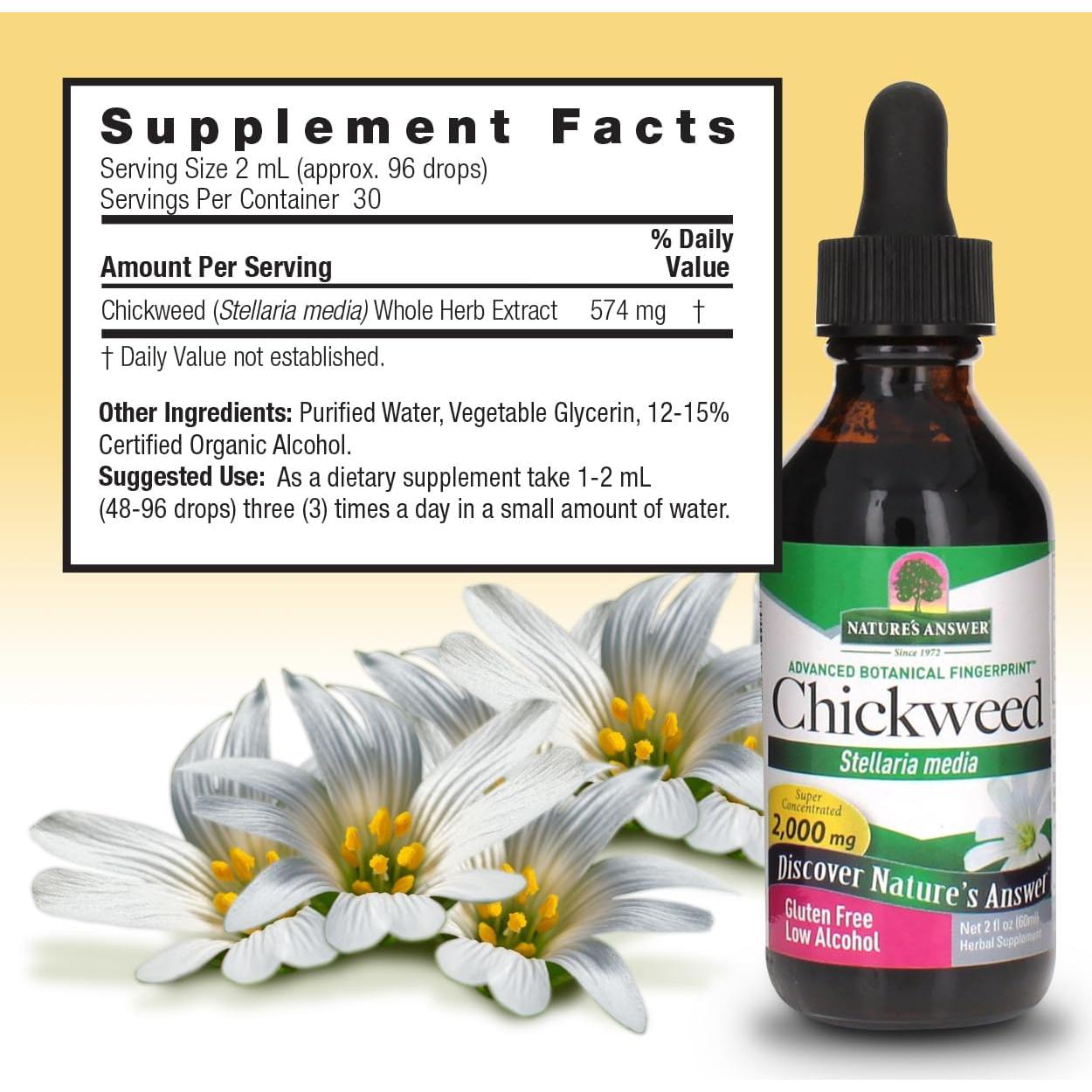 Extracto de Hierba de Pajarito Nature's Answer 60 ml Orgánico