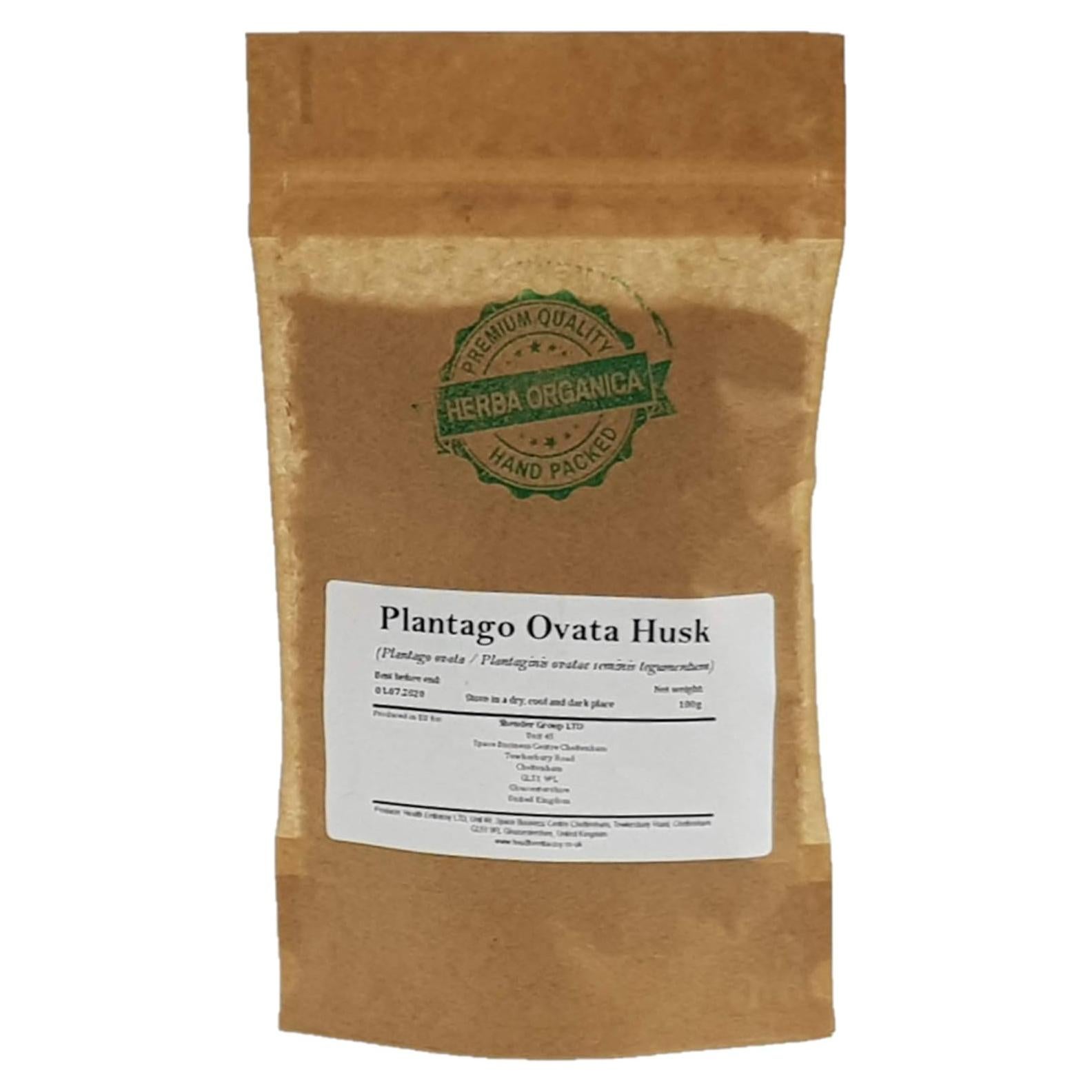 Cáscara de Plantago Ovata Orgánica 100g - Shender Group