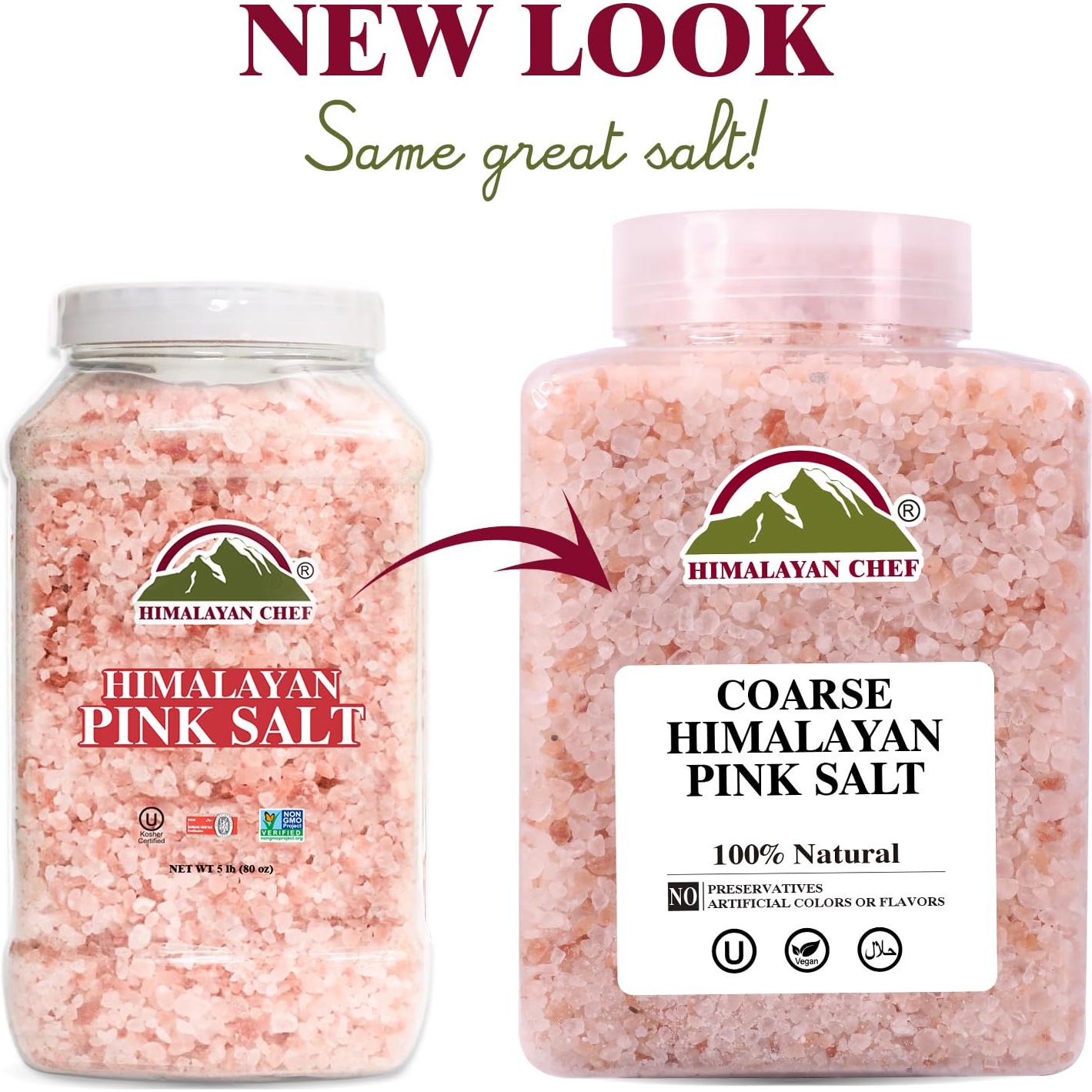 Sal Rosa del Himalaya WBM Grano Grueso 2.27 kg Natural Kosher