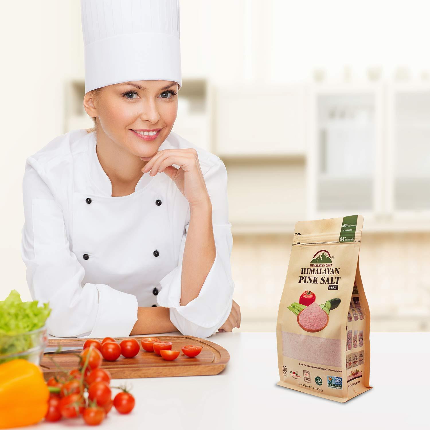 Sal Rosa del Himalaya Chef Fina 453g - Natural y Kosher