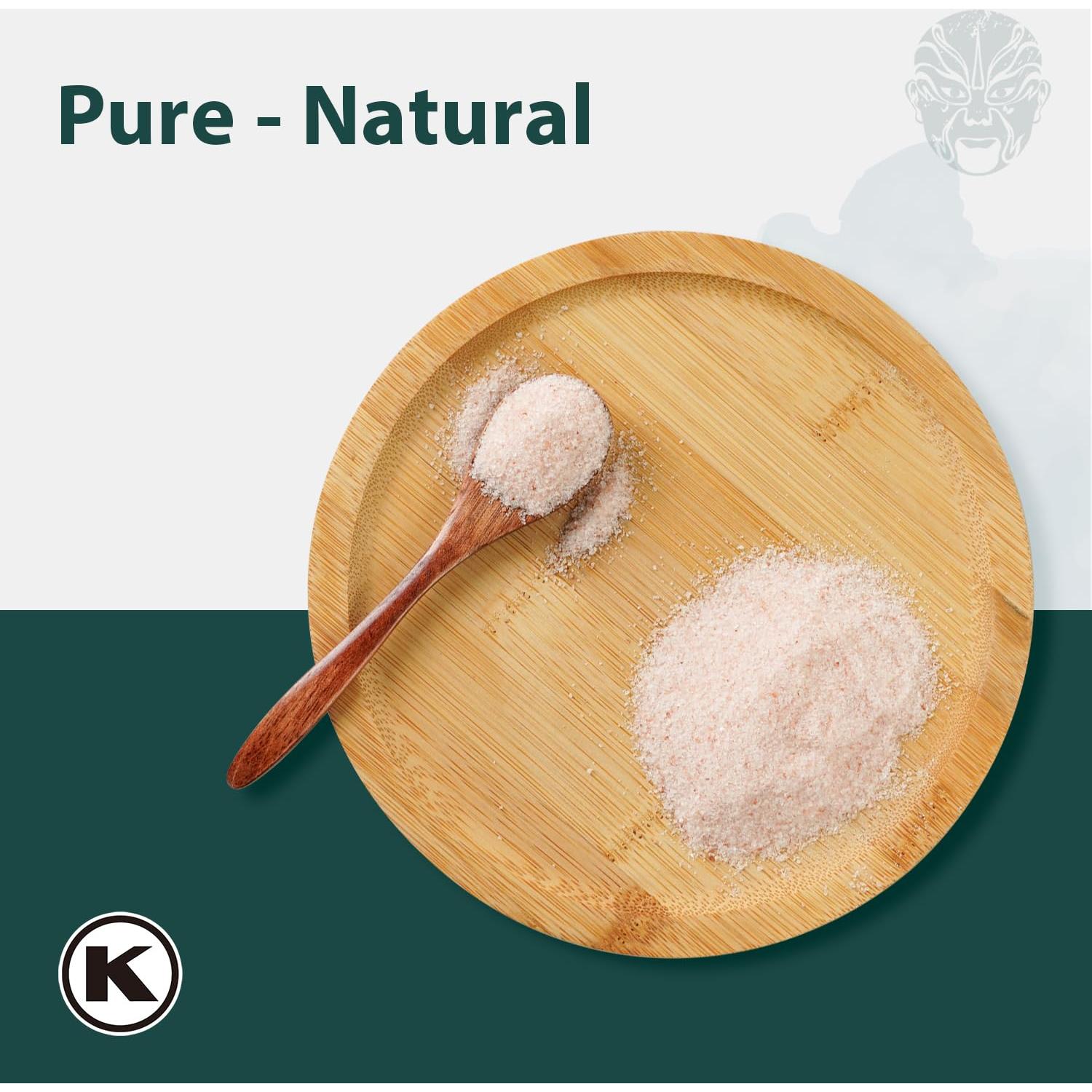 Sal Rosa del Himalaya Soeos Grano Fino 2268g Sin Aditivos