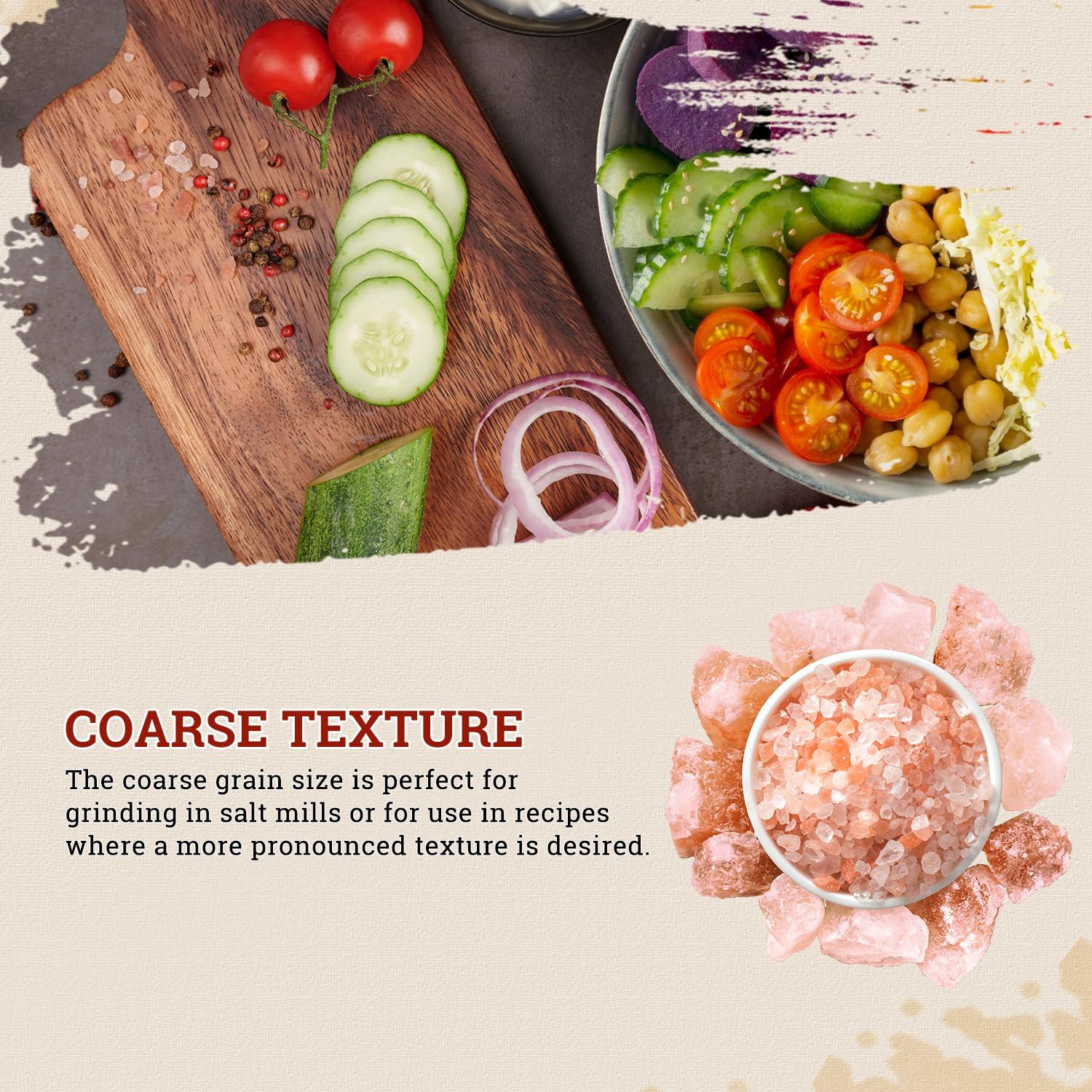 Sal Rosa del Himalaya Gruesa 52USA 2268g 100% Pura y Natural