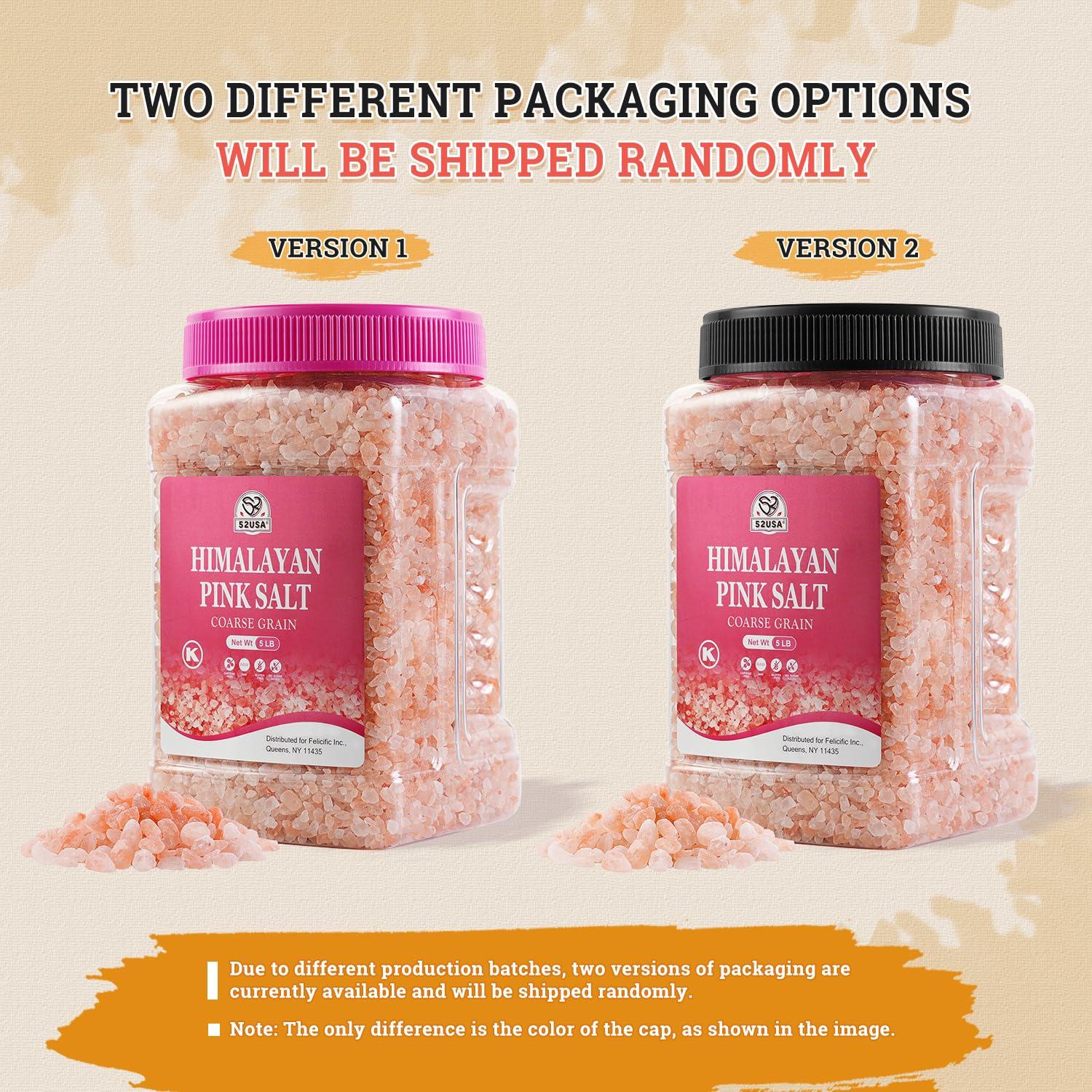 Sal Rosa del Himalaya Gruesa 52USA 2268g 100% Pura y Natural