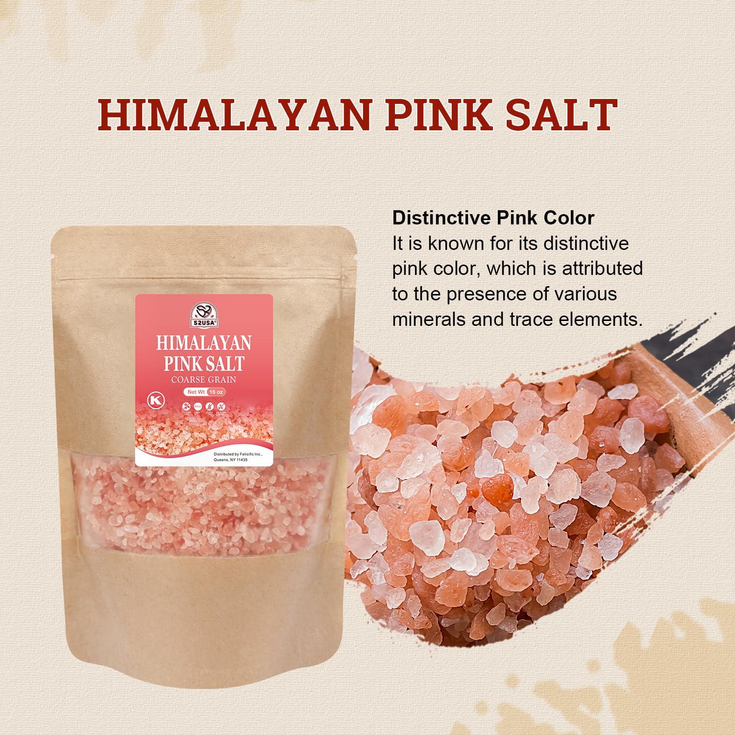 Sal Rosa del Himalaya 52USA Gruesa 0.45 kg Sin Aditivos