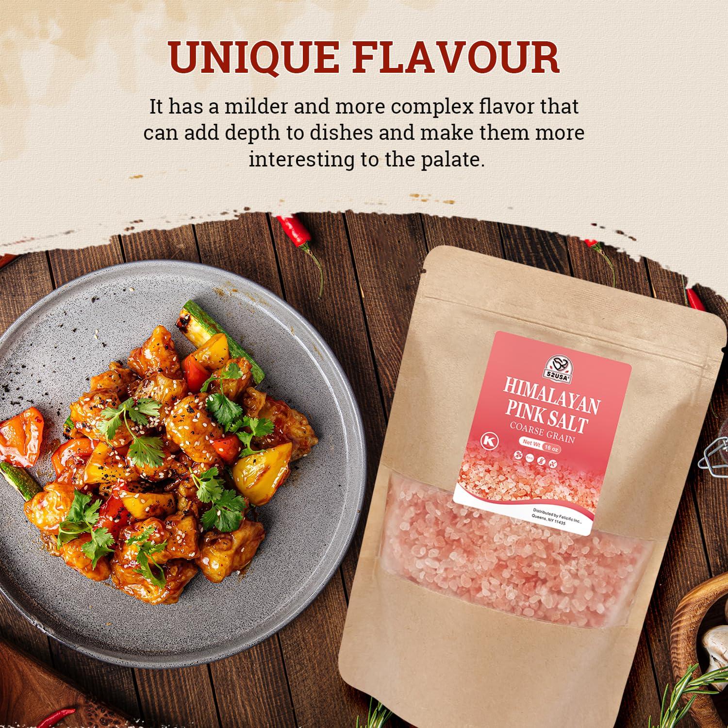 Sal Rosa del Himalaya 52USA Gruesa 0.45 kg Sin Aditivos