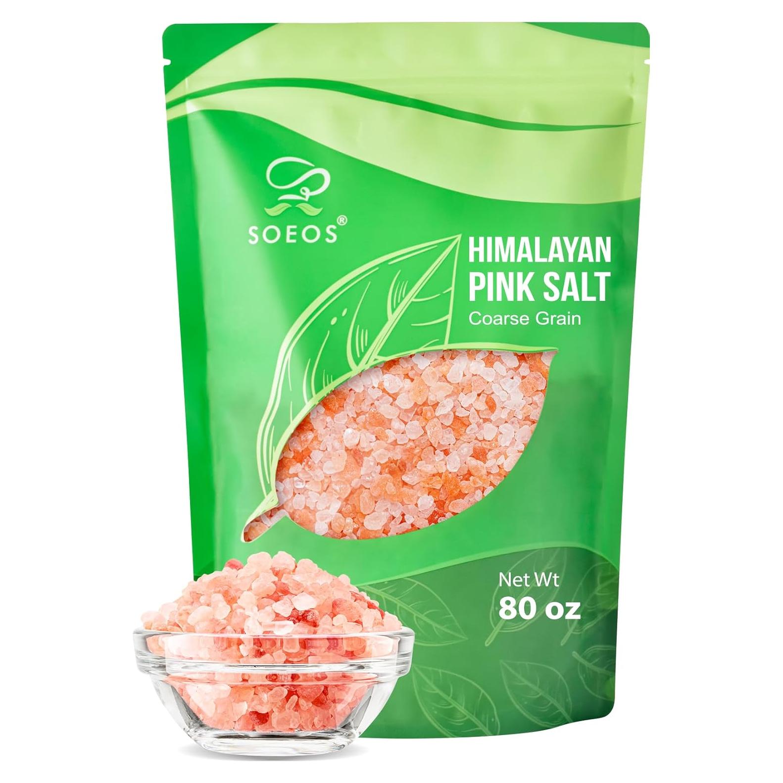 Sal Rosa del Himalaya Soeos Grano Grueso 2267g Premium