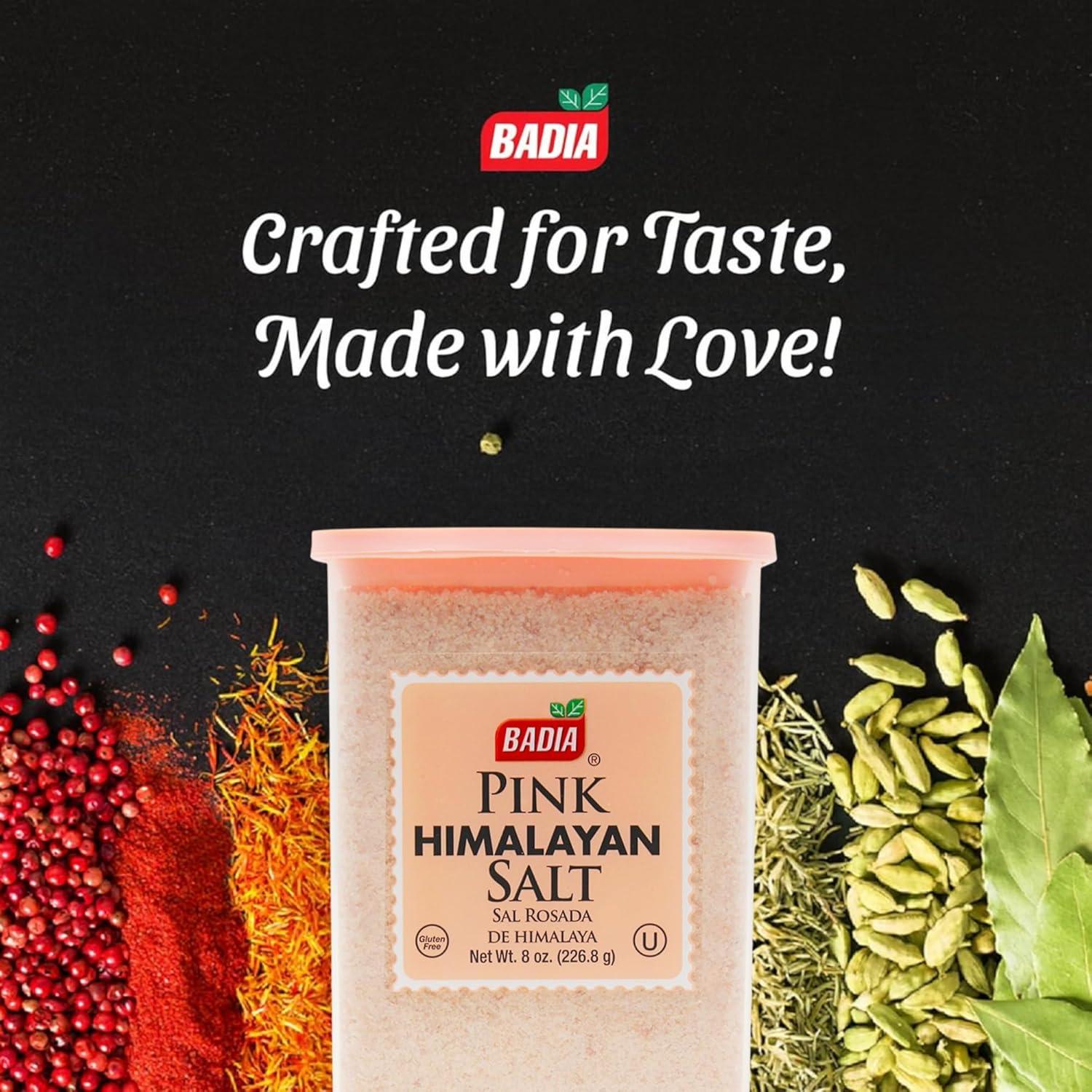 Sal Rosa del Himalaya Badia 226.8g - Natural y Rico en Minerales