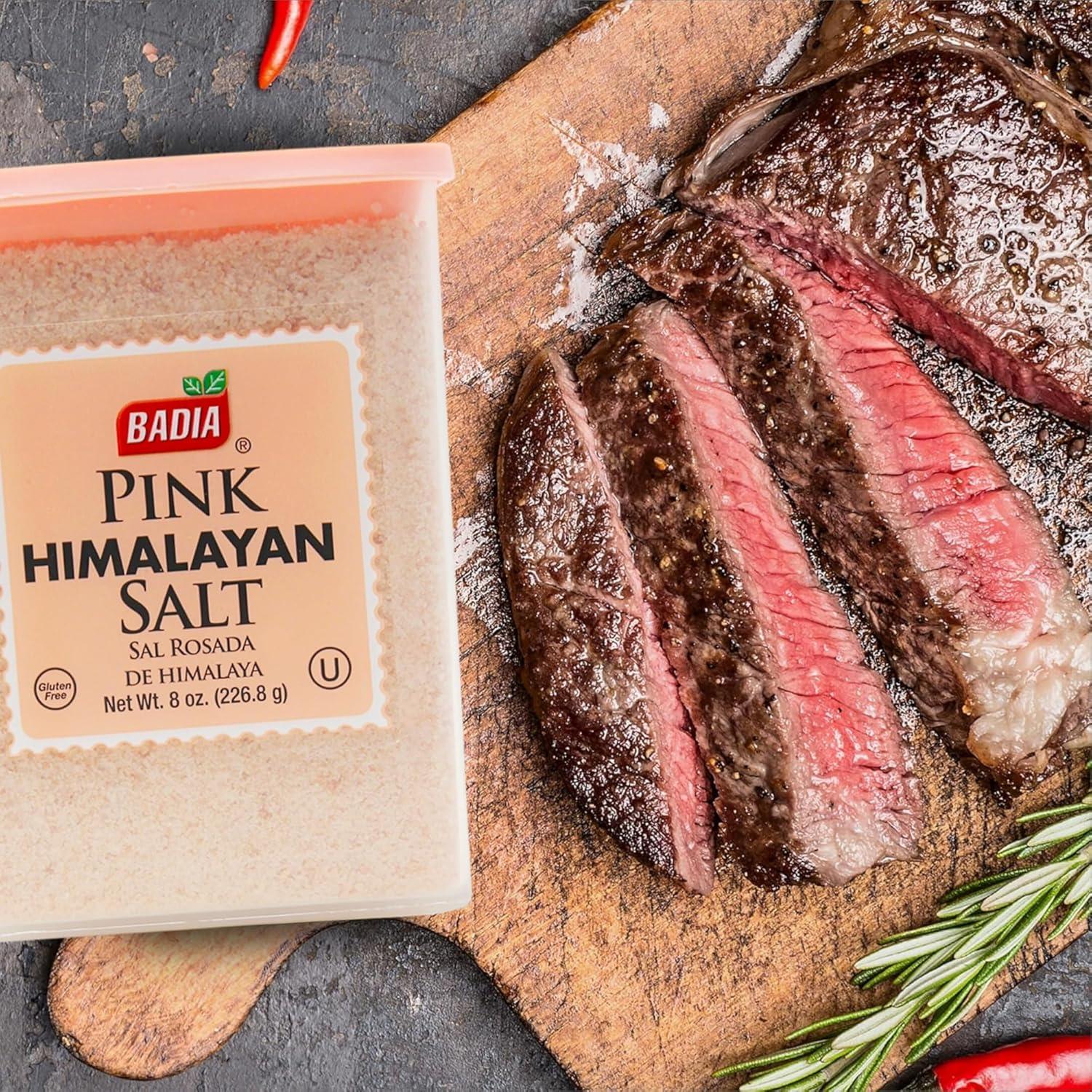 Sal Rosa del Himalaya Badia 226.8g - Natural y Rico en Minerales