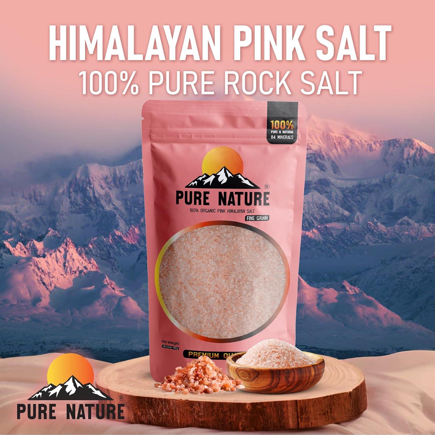 Sal Rosa del Himalaya Pure Nature 907g Grano Fino Gourmet