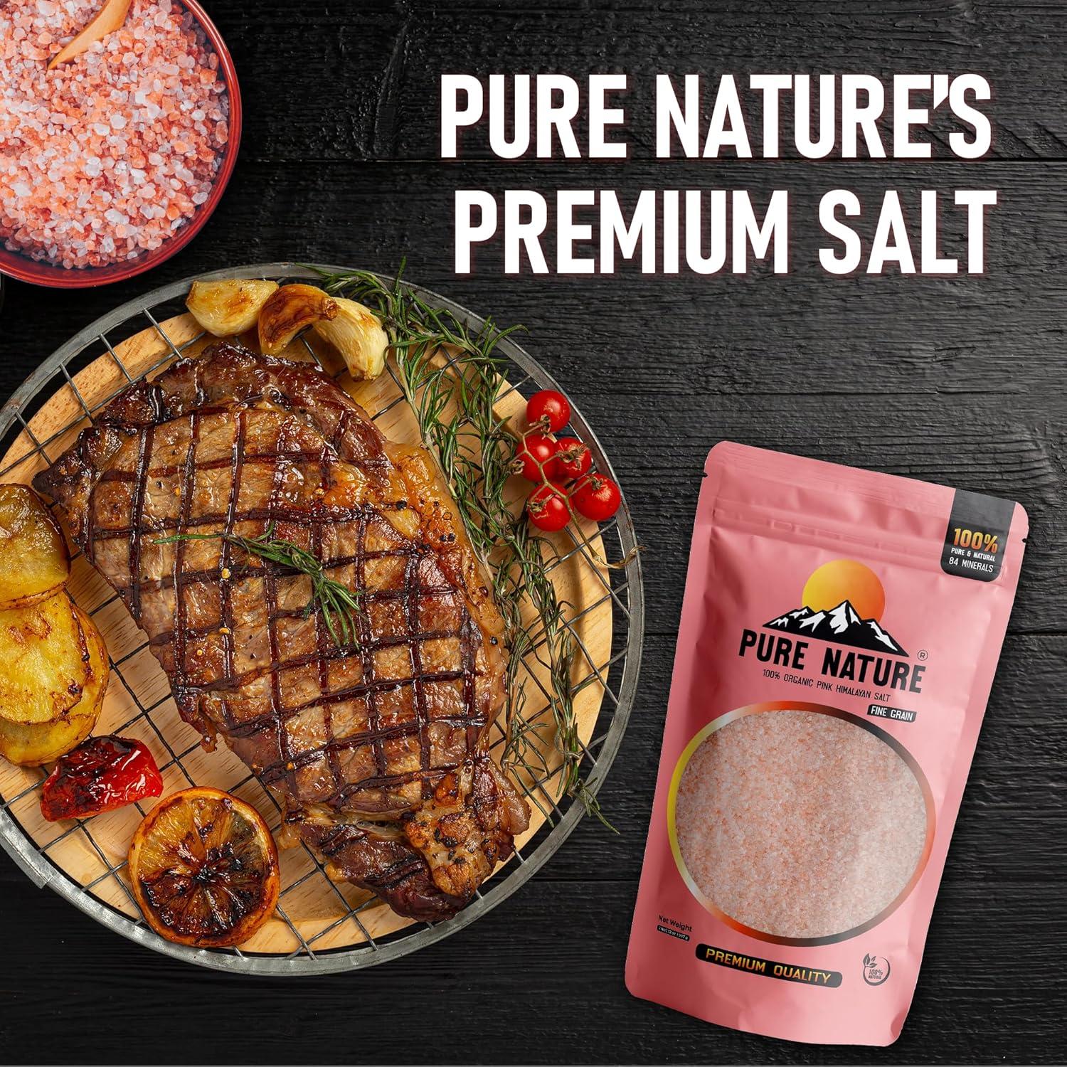 Sal Rosa del Himalaya Pure Nature 907g Grano Fino Gourmet