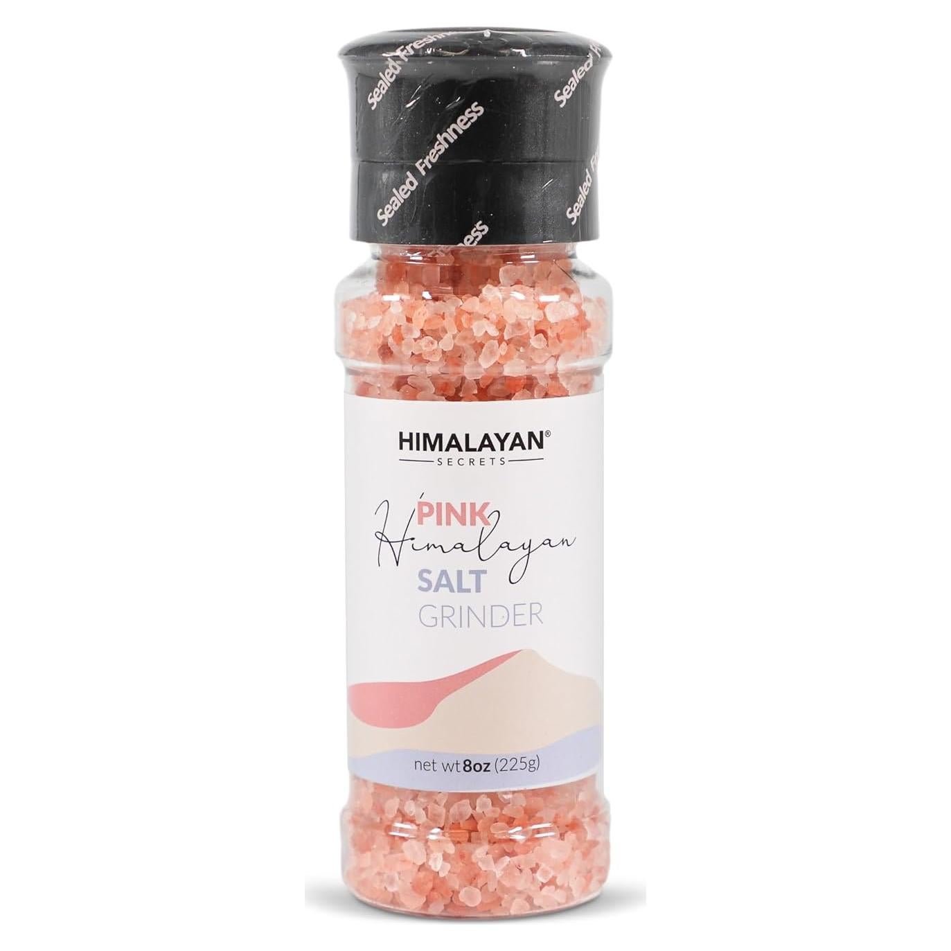 Molino de Sal Rosa Gruesa Himalayan Secrets 226.8 g - Gourmet Natural