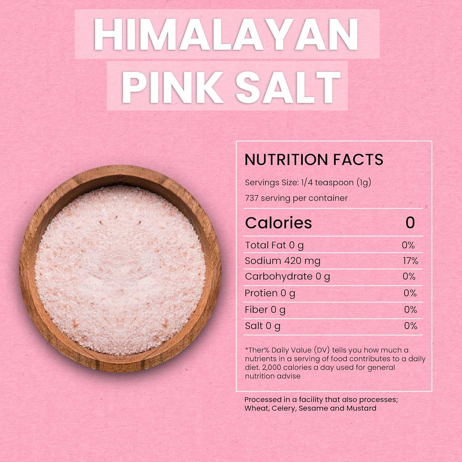 Sal de Himalaya Rosa Fina Orgánica King 737g - Rica en Minerales