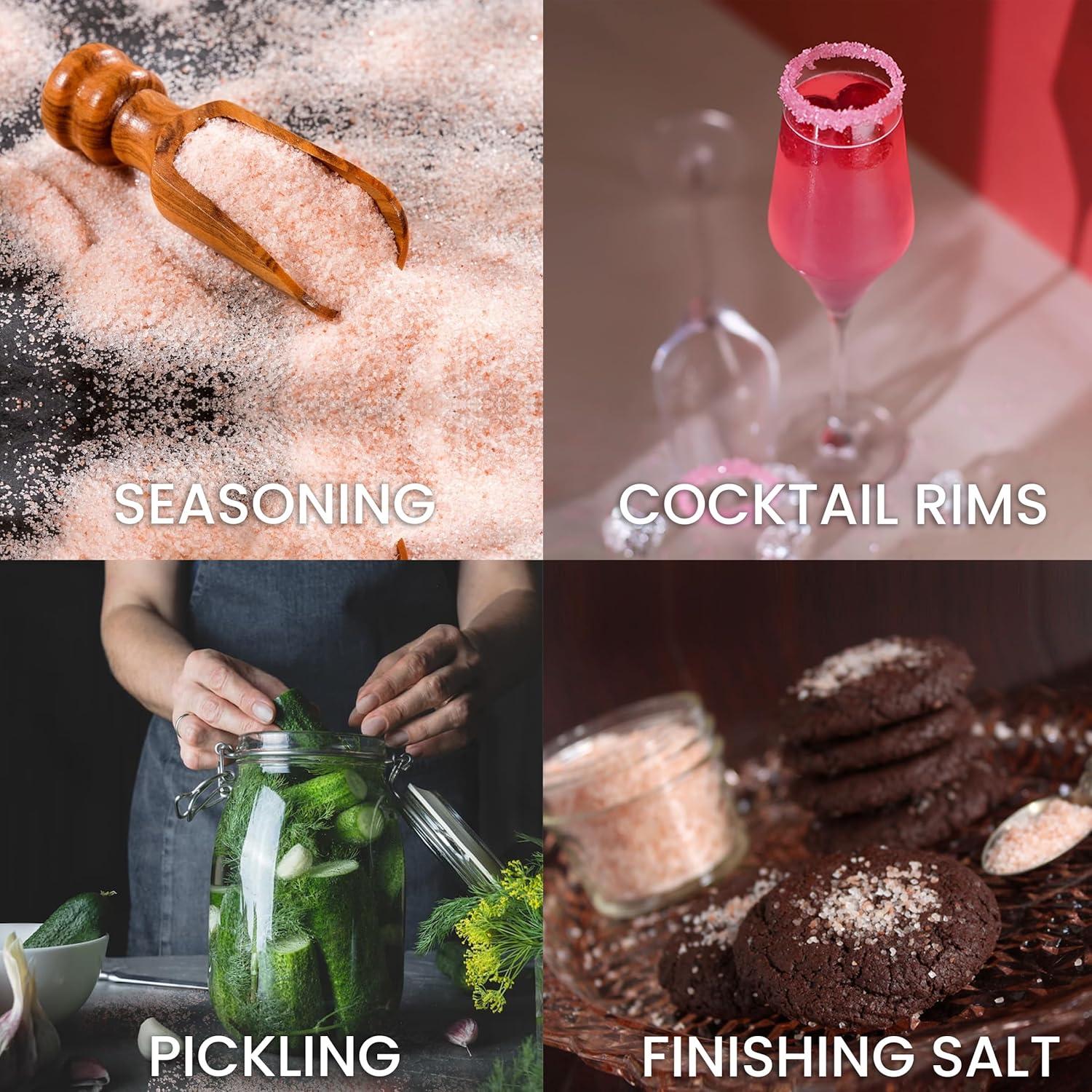 Sal de Himalaya Rosa Fina Orgánica King 737g - Rica en Minerales