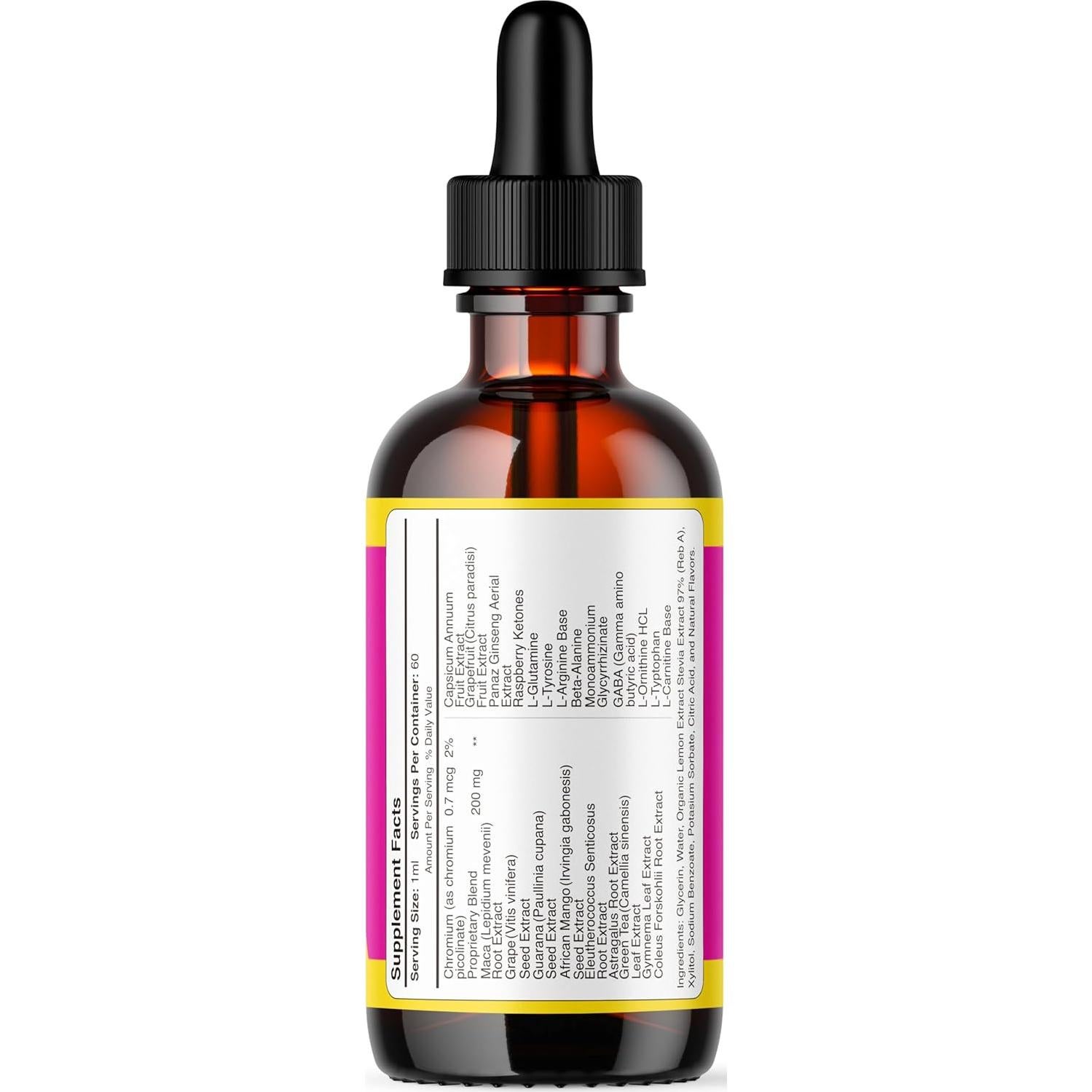 Gotas Pro Quema Himalaya - Suplemento Líquido Vegano 3 Botellas