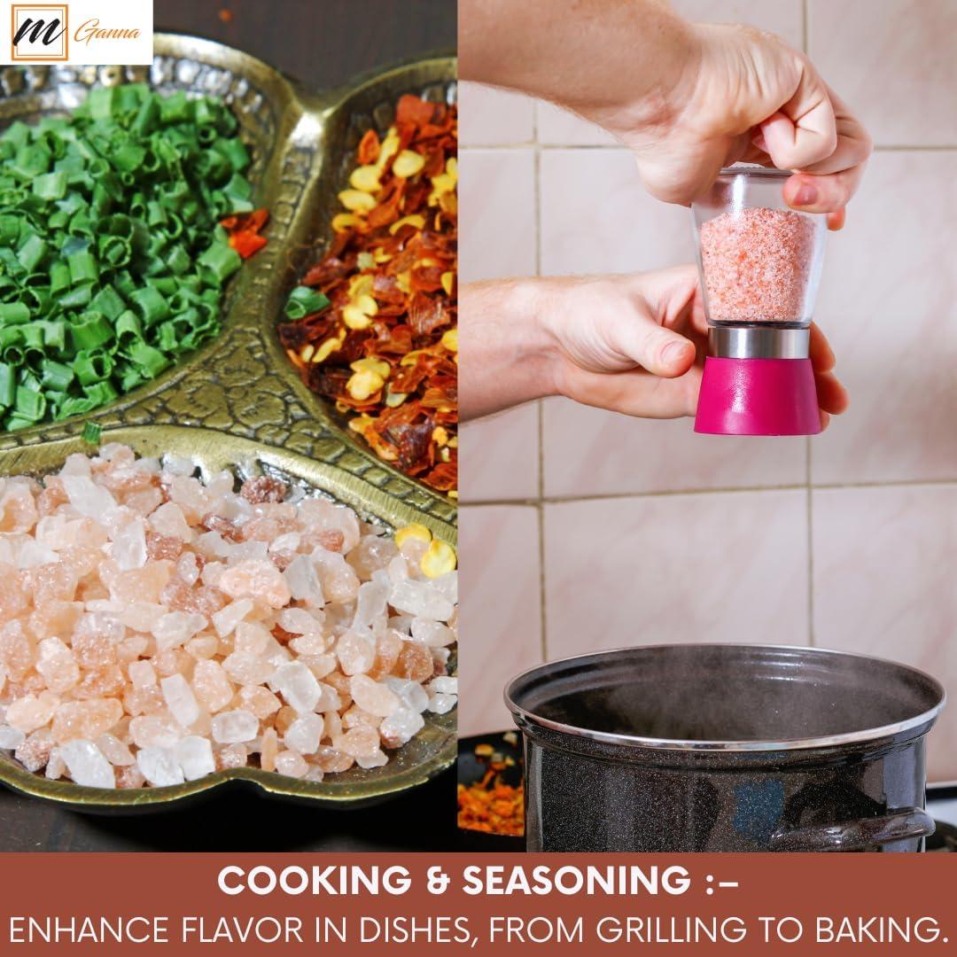 Sal Rosa del Himalaya Natural mGanna 227 g - Cocina y Baño