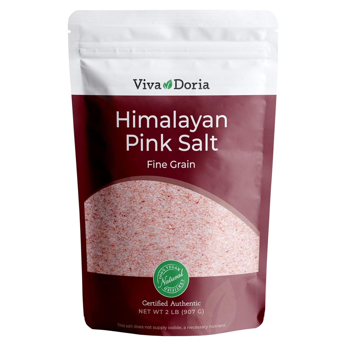 Sal Rosa del Himalaya Viva Doria, Grano Fino, 907 g