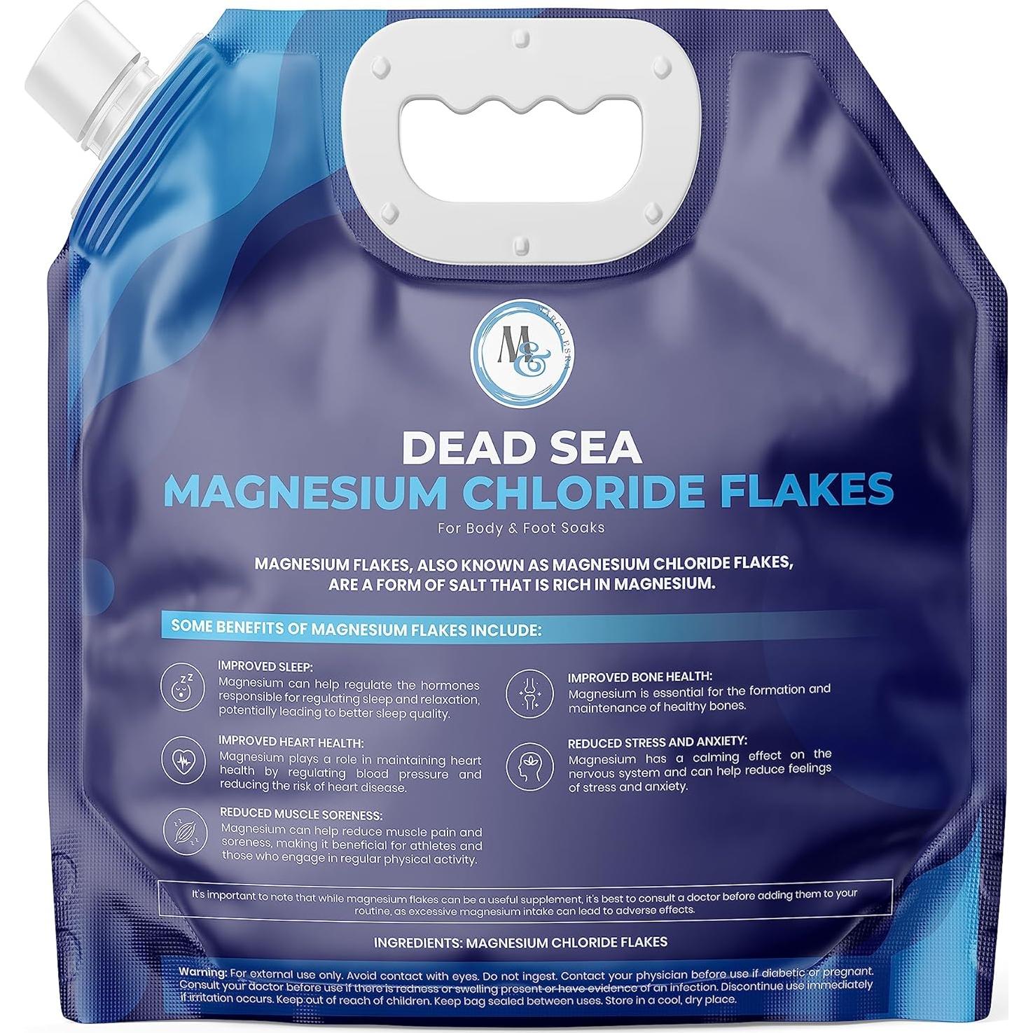 Copos de Magnesio del Mar Muerto MARCO ESRA 4.54 kg