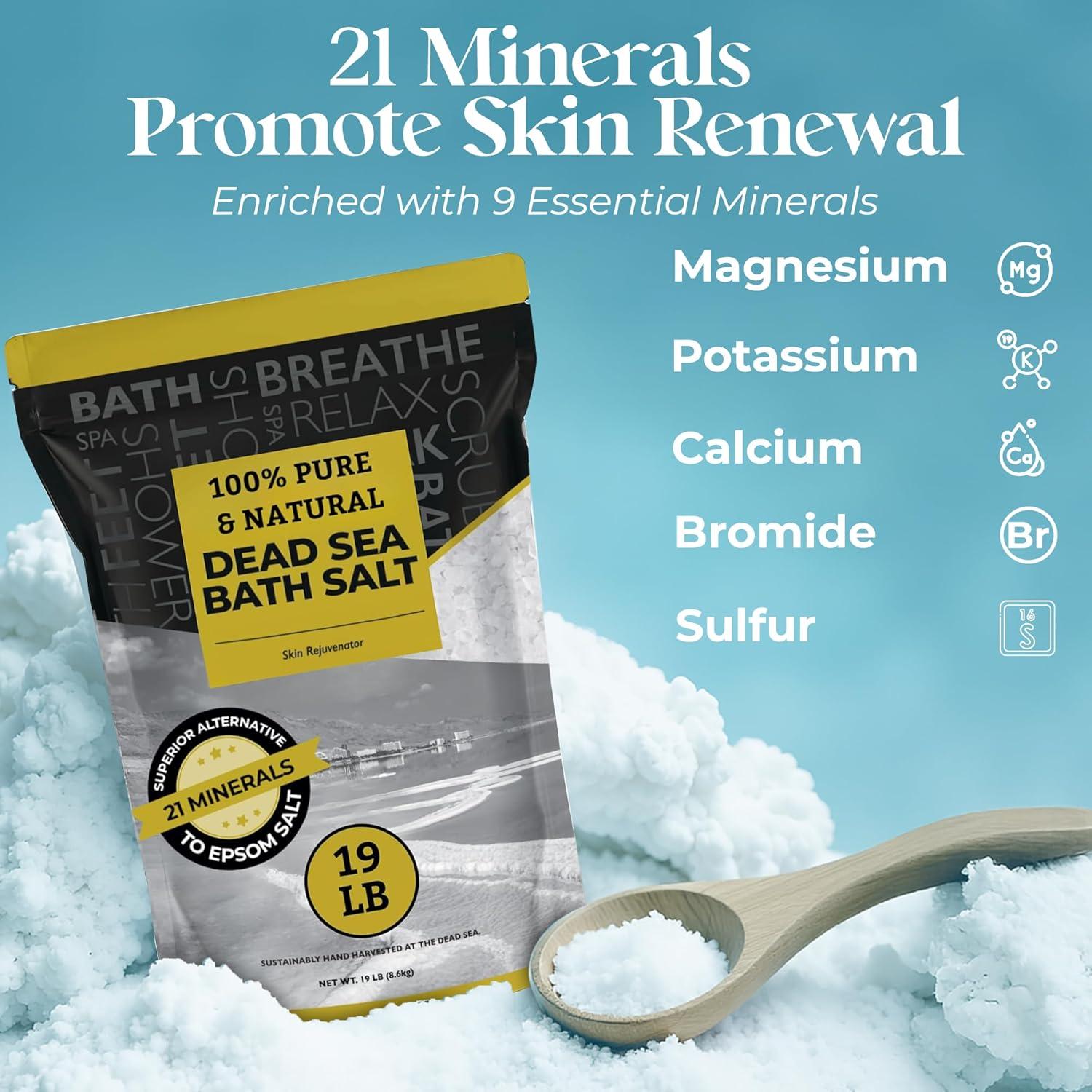 Sal de Baño Spa Aromasong - 8.62 kg - 100% Pura - Sin Fragancia