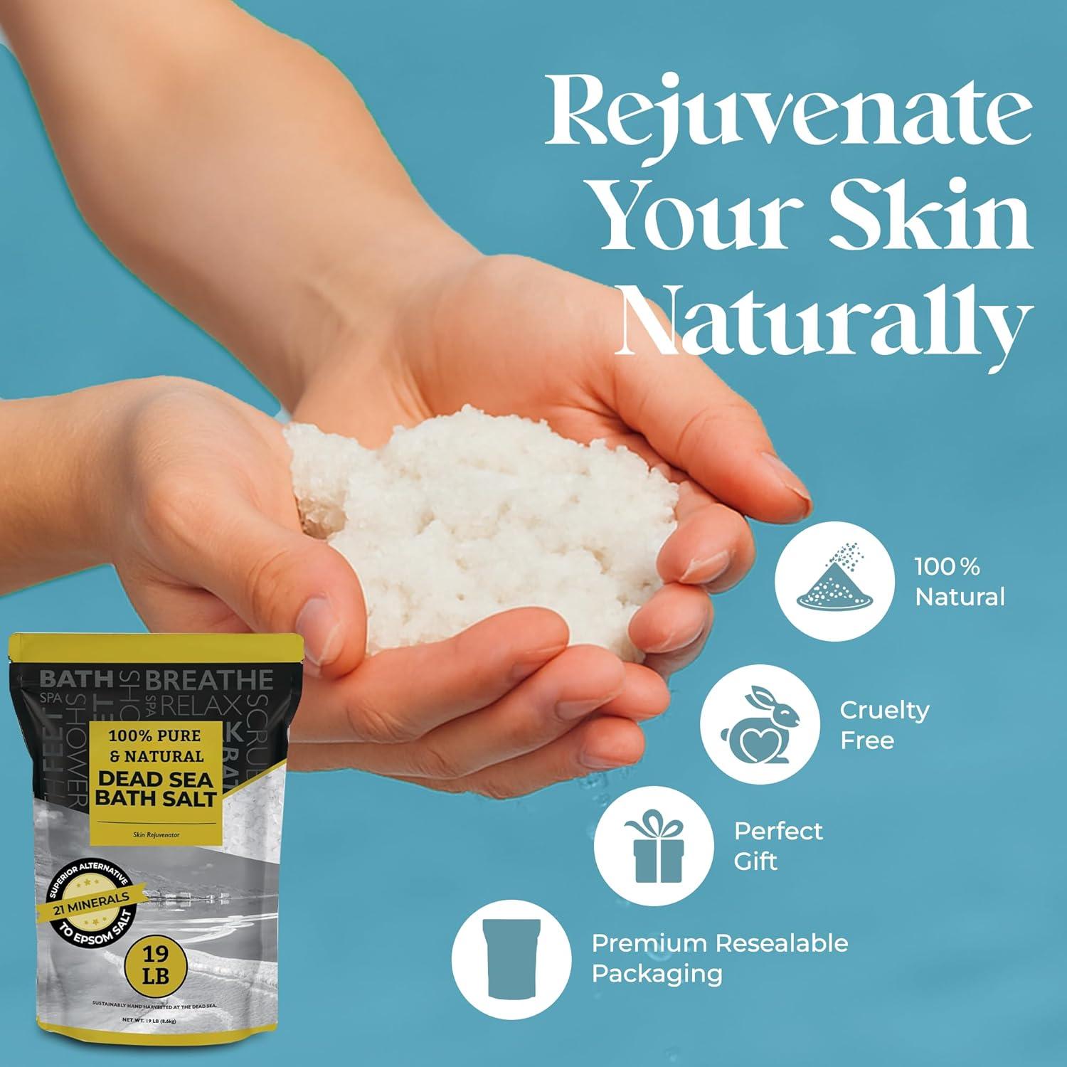 Sal de Baño Spa Aromasong - 8.62 kg - 100% Pura - Sin Fragancia