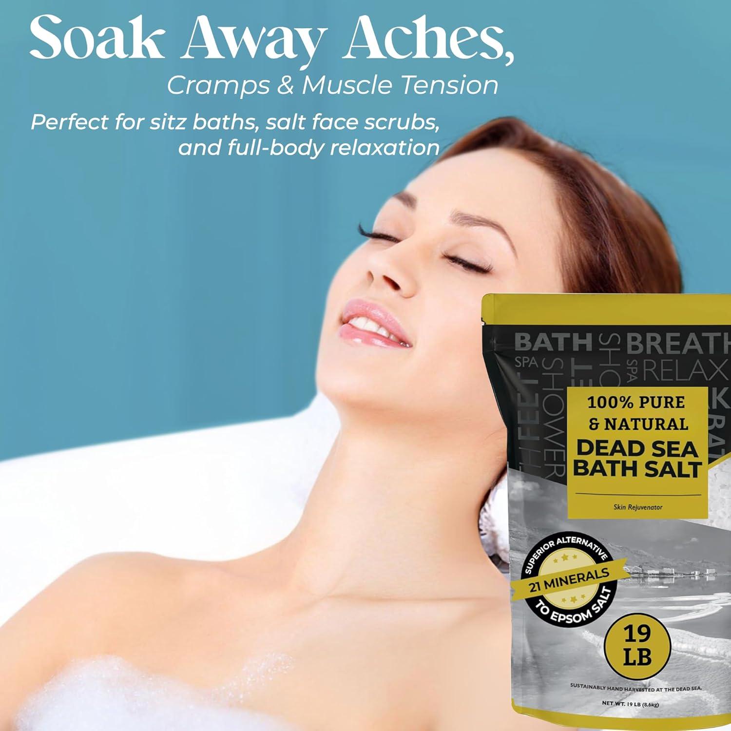 Sal de Baño Spa Aromasong - 8.62 kg - 100% Pura - Sin Fragancia