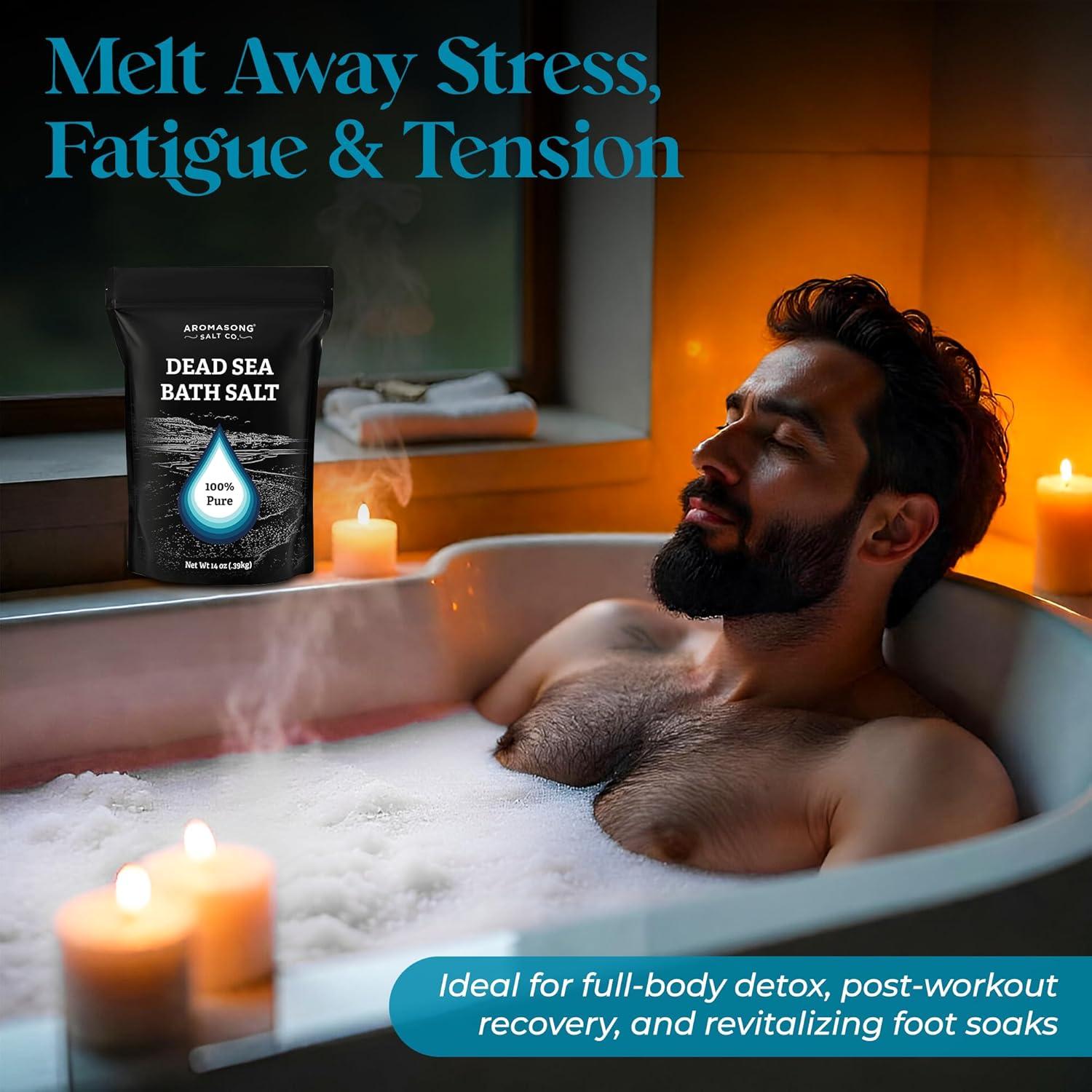 Sal de Baño del Mar Muerto Aromasong 400g - 100% Natural