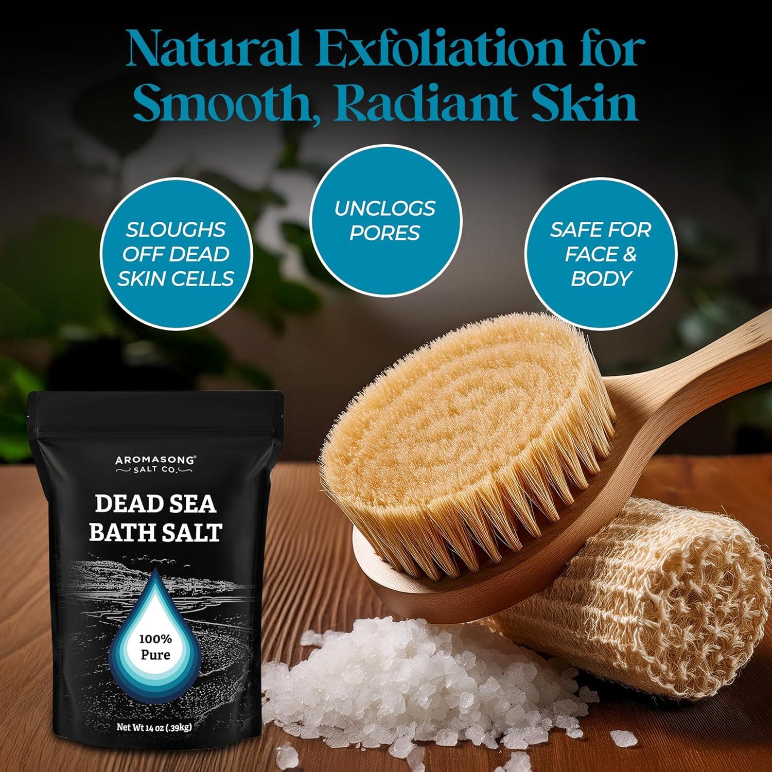 Sal de Baño del Mar Muerto Aromasong 400g - 100% Natural