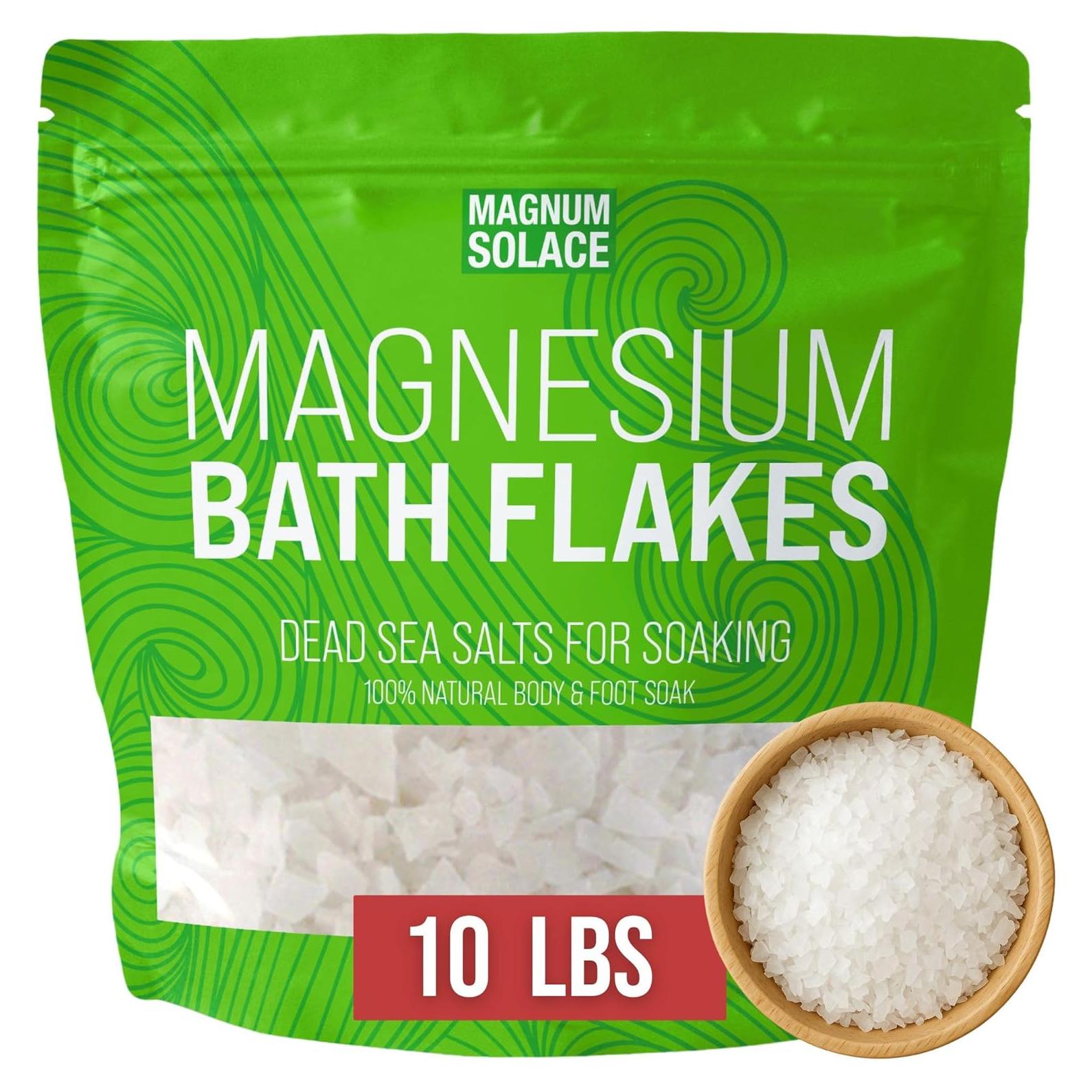 Copos de Magnesio para Baño Magnum Solace 4.54 kg