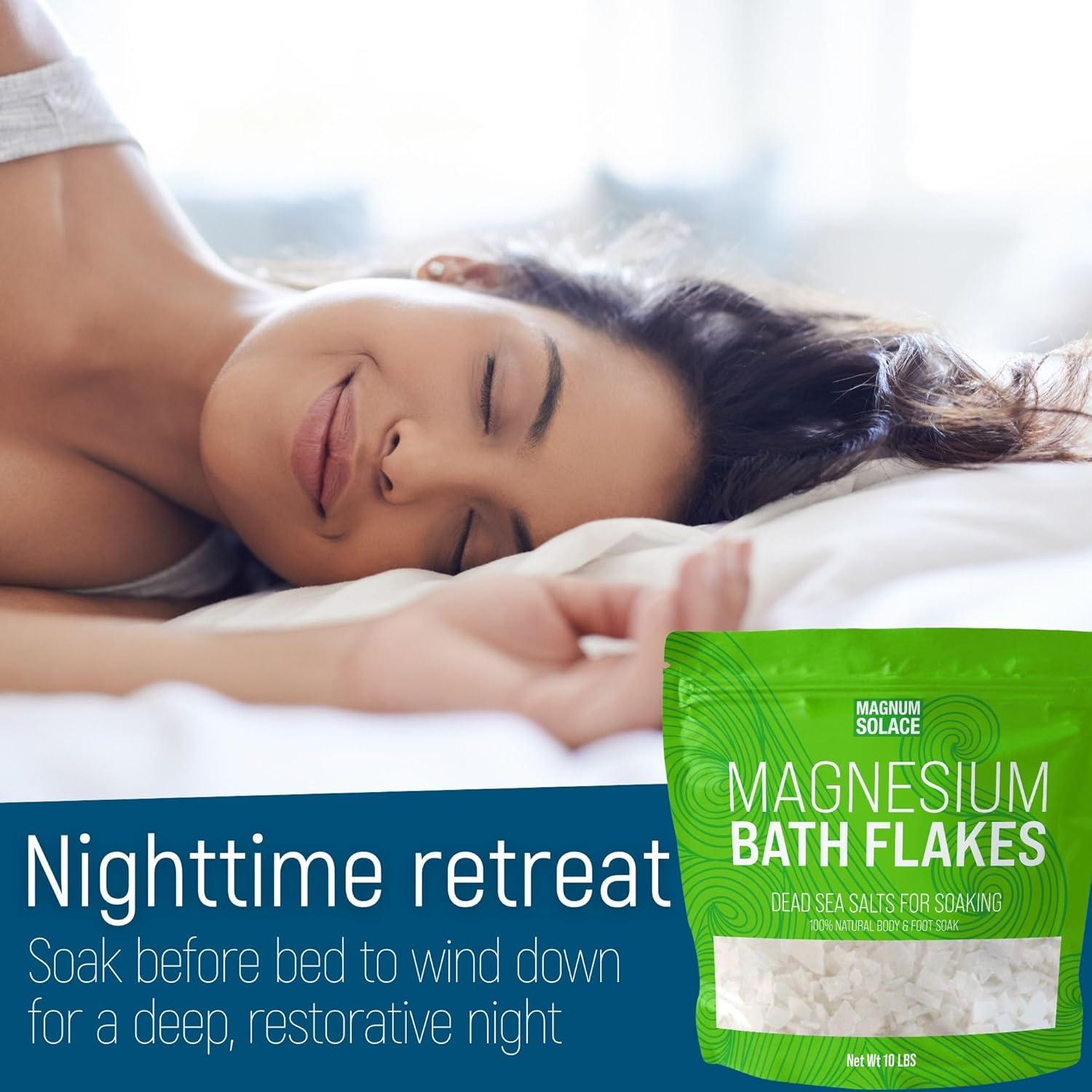 Copos de Magnesio para Baño Magnum Solace 4.54 kg