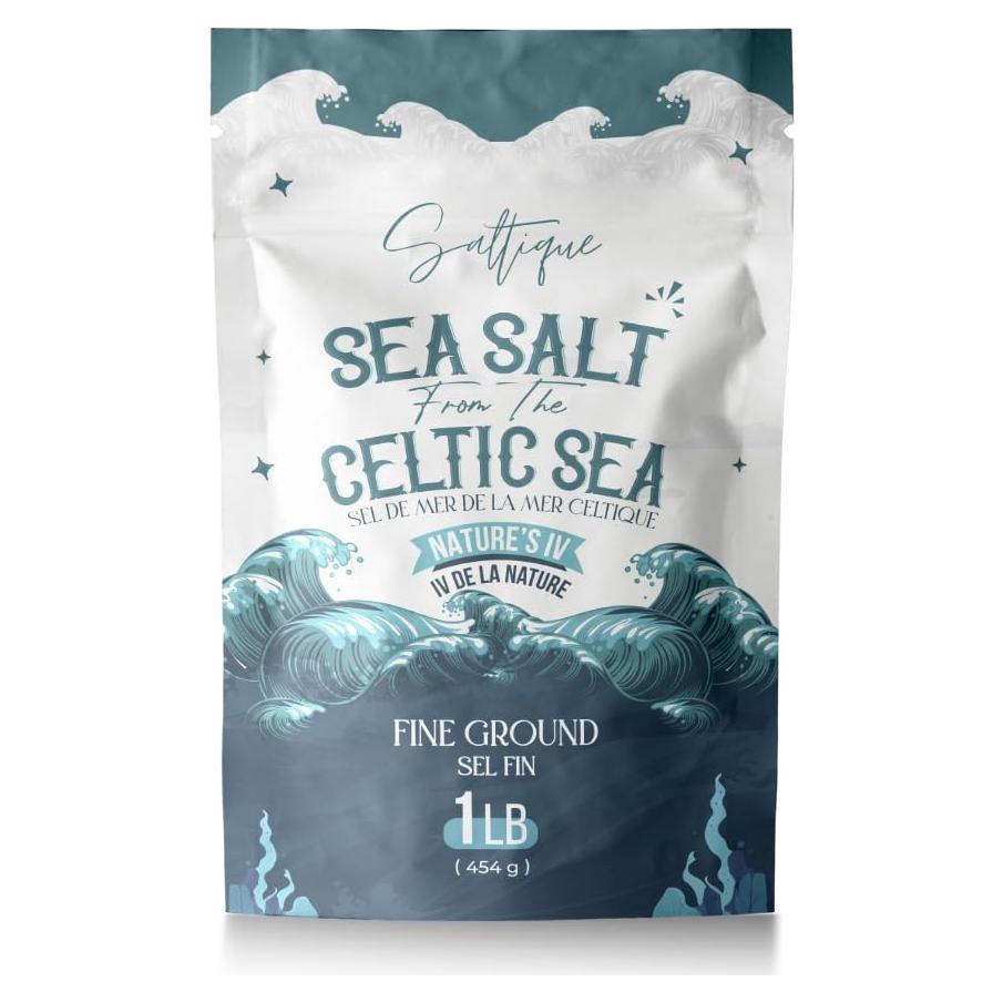 Sal Marina Francesa Fina Molida Saltique - 100% Natural 0.45 kg