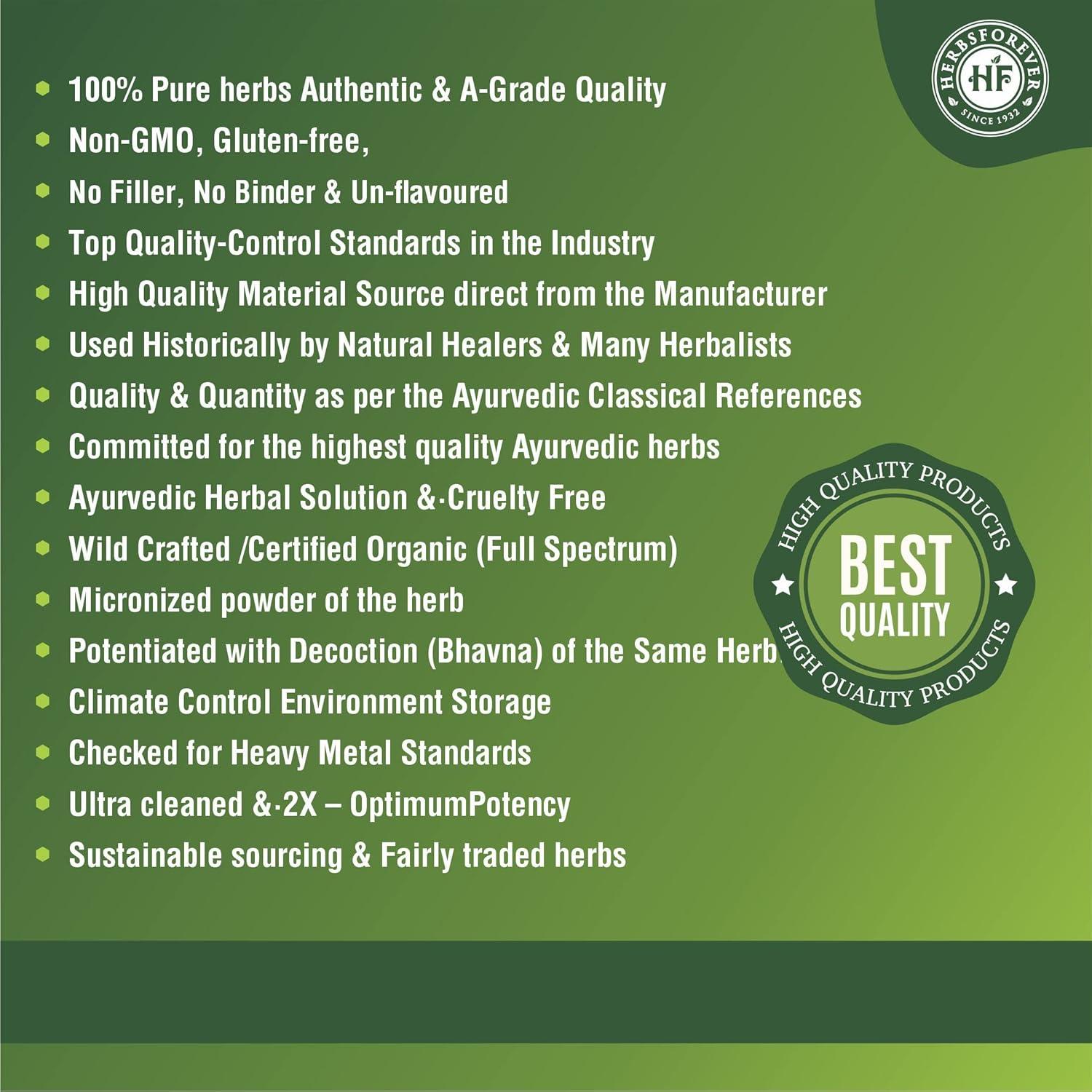 HerbsForever Black Salt Powder Kala Namak Mineral 230 GMS