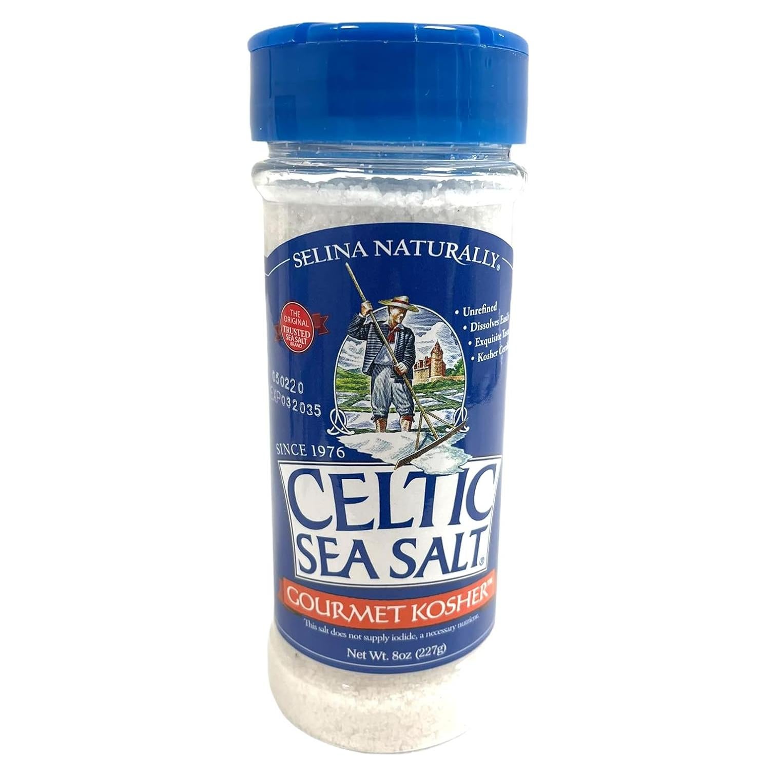 Sal Marina Celta Gourmet Kosher 227g - Salero para Cocina