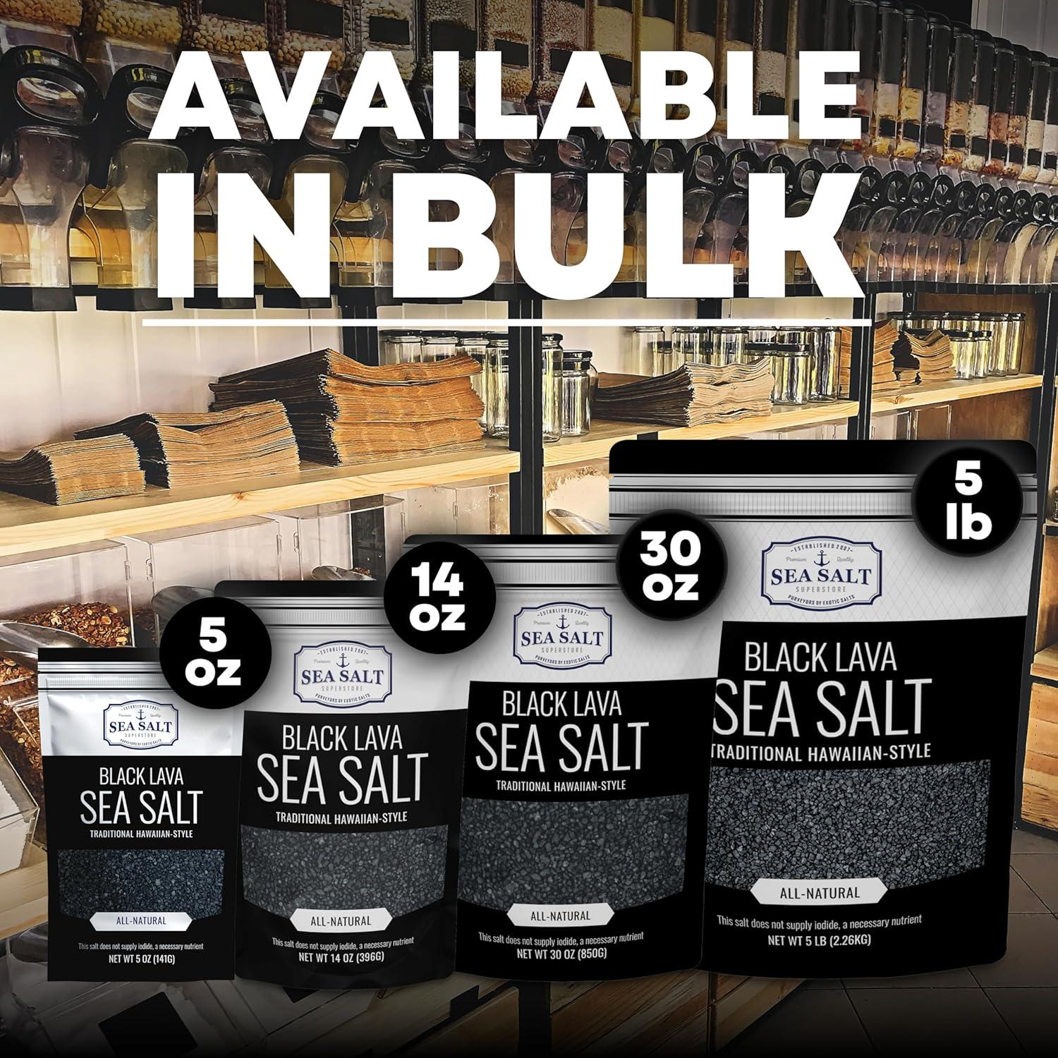 Sal de Mar Negra Hawaiana con Carbón Activado 142 g