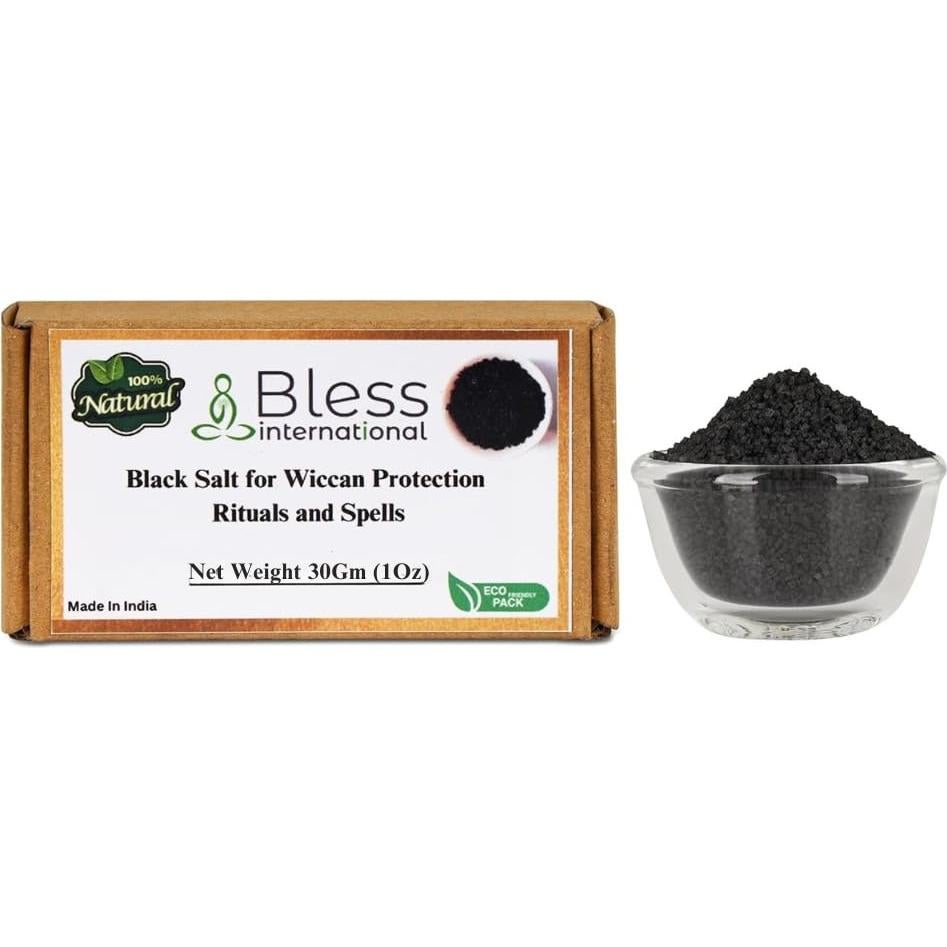 Sal Negra Bless para Rituales Wicca 28.35 g - Energía Positiva