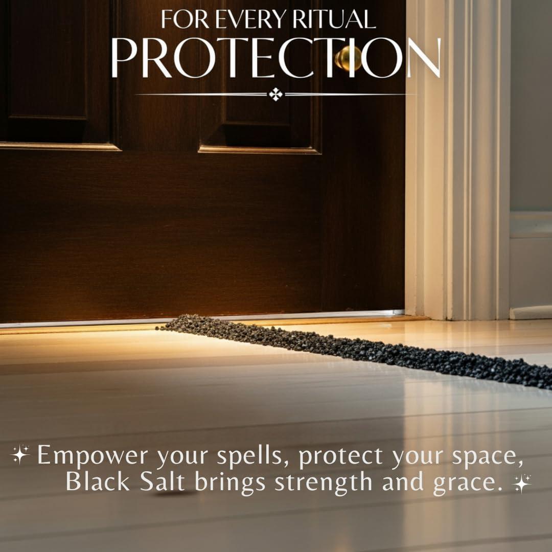 Sal Negra Bless para Rituales Wicca 28.35 g - Energía Positiva