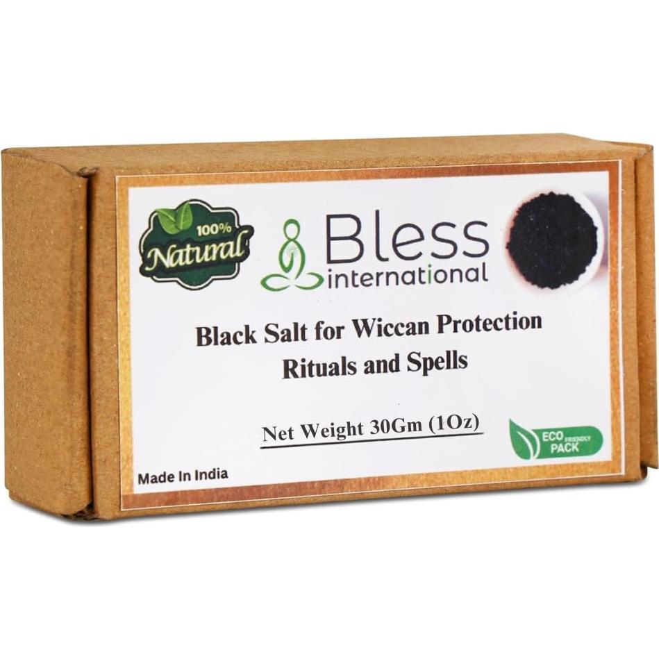Sal Negra Bless para Rituales Wicca 28.35 g - Energía Positiva