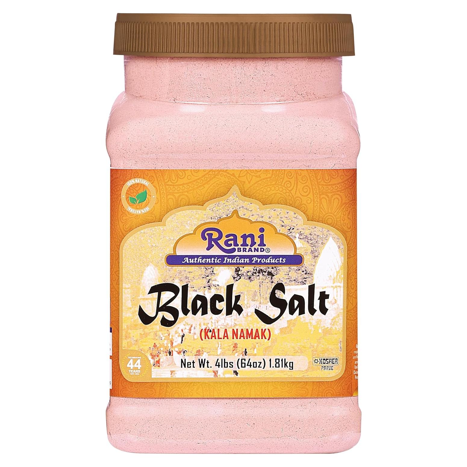 Sal Negra en Polvo Rani 1.81kg - Vegana y Natural